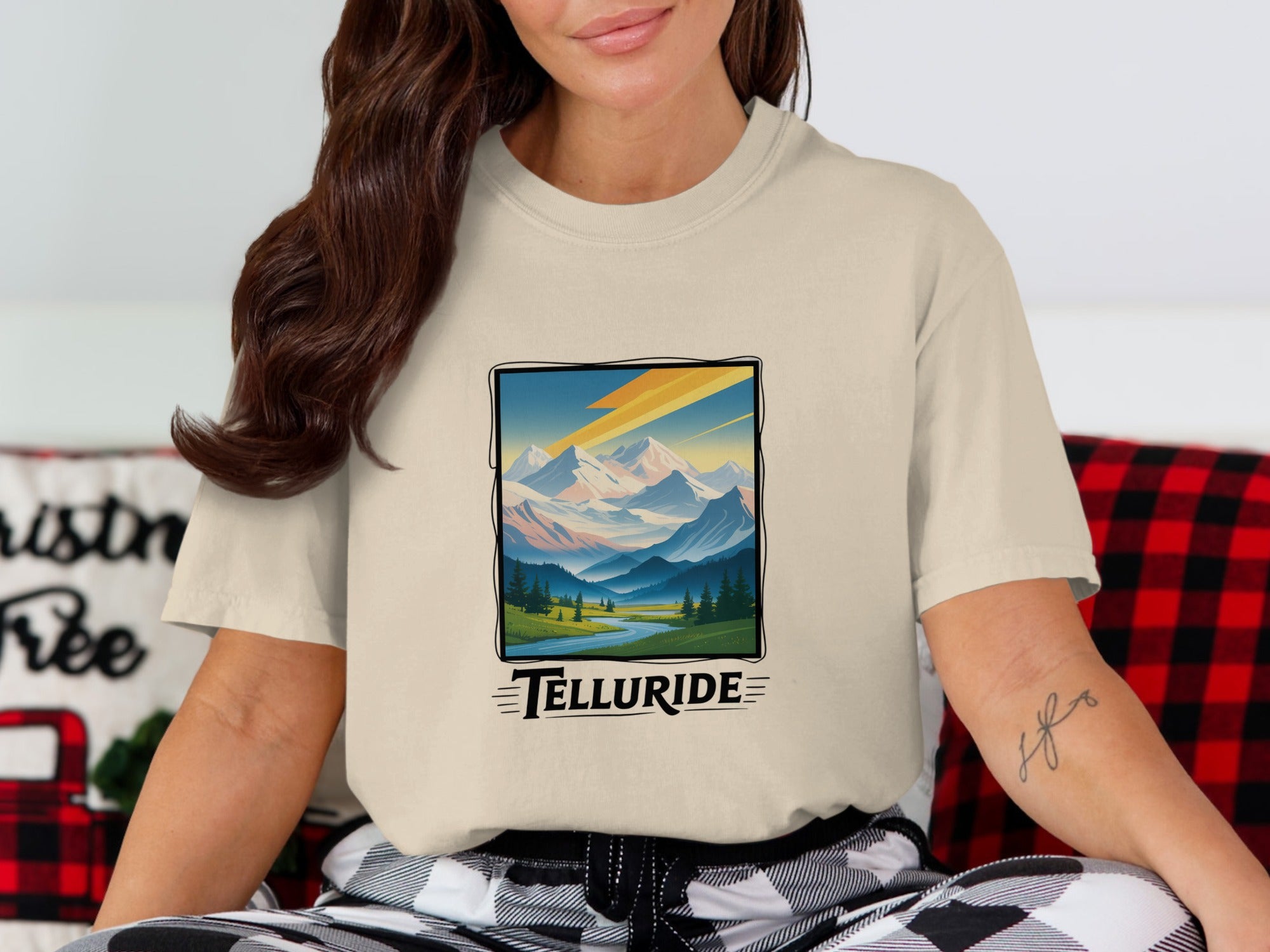 Scenic Telluride Mountain Landscape Tee product