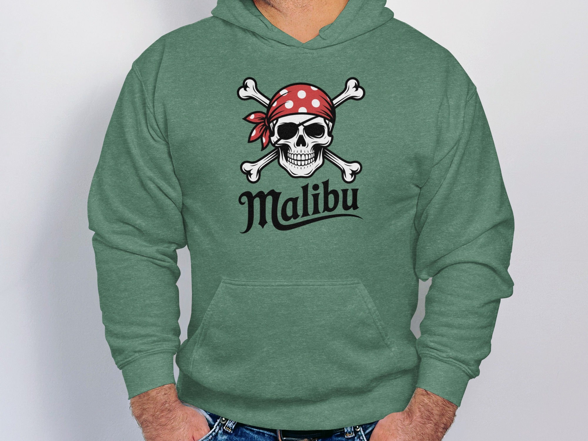 Skull and Crossbones Graphic Malibu Hoodie product