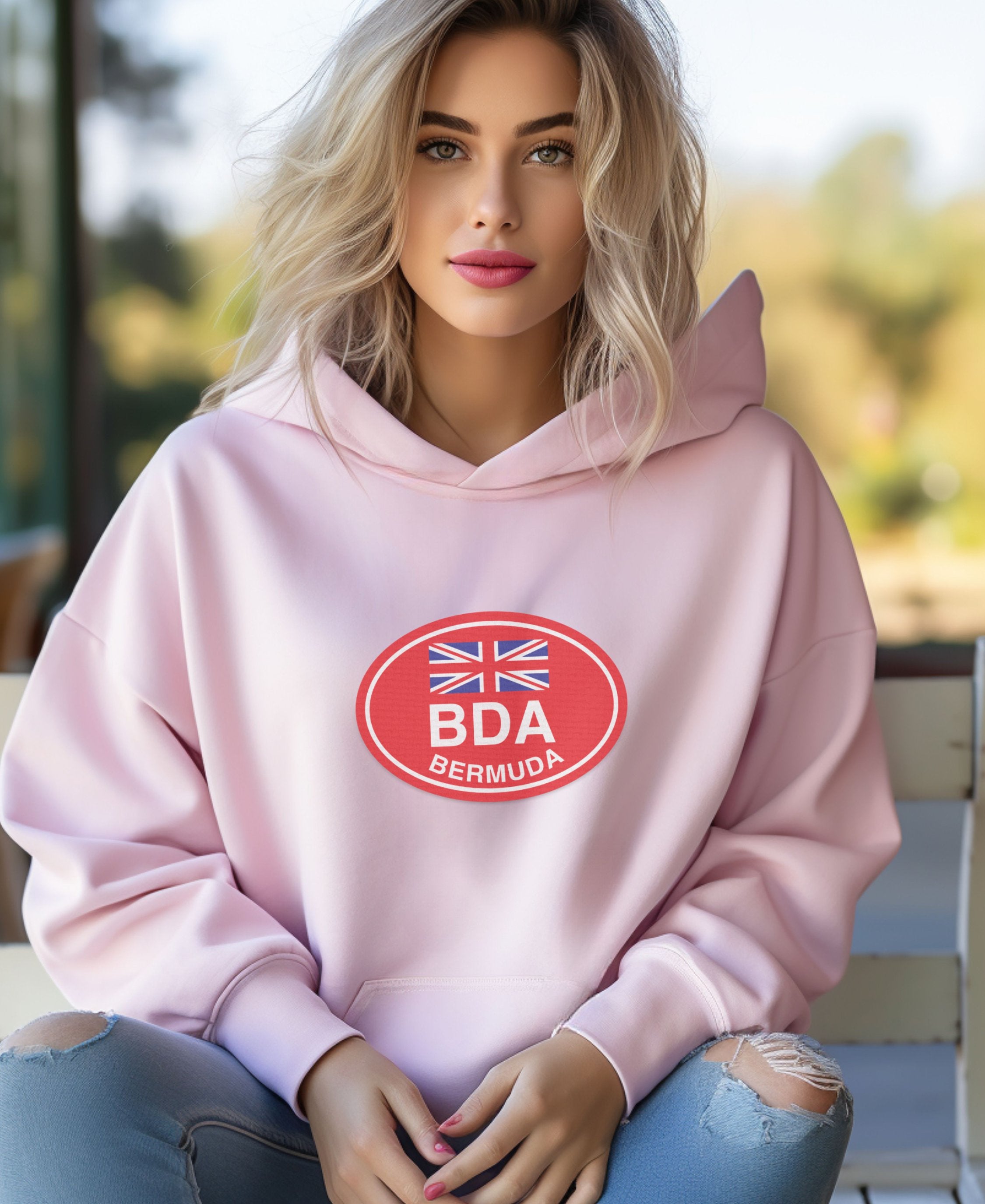Bermuda Island Style & Sun Escape Womens Hoodie