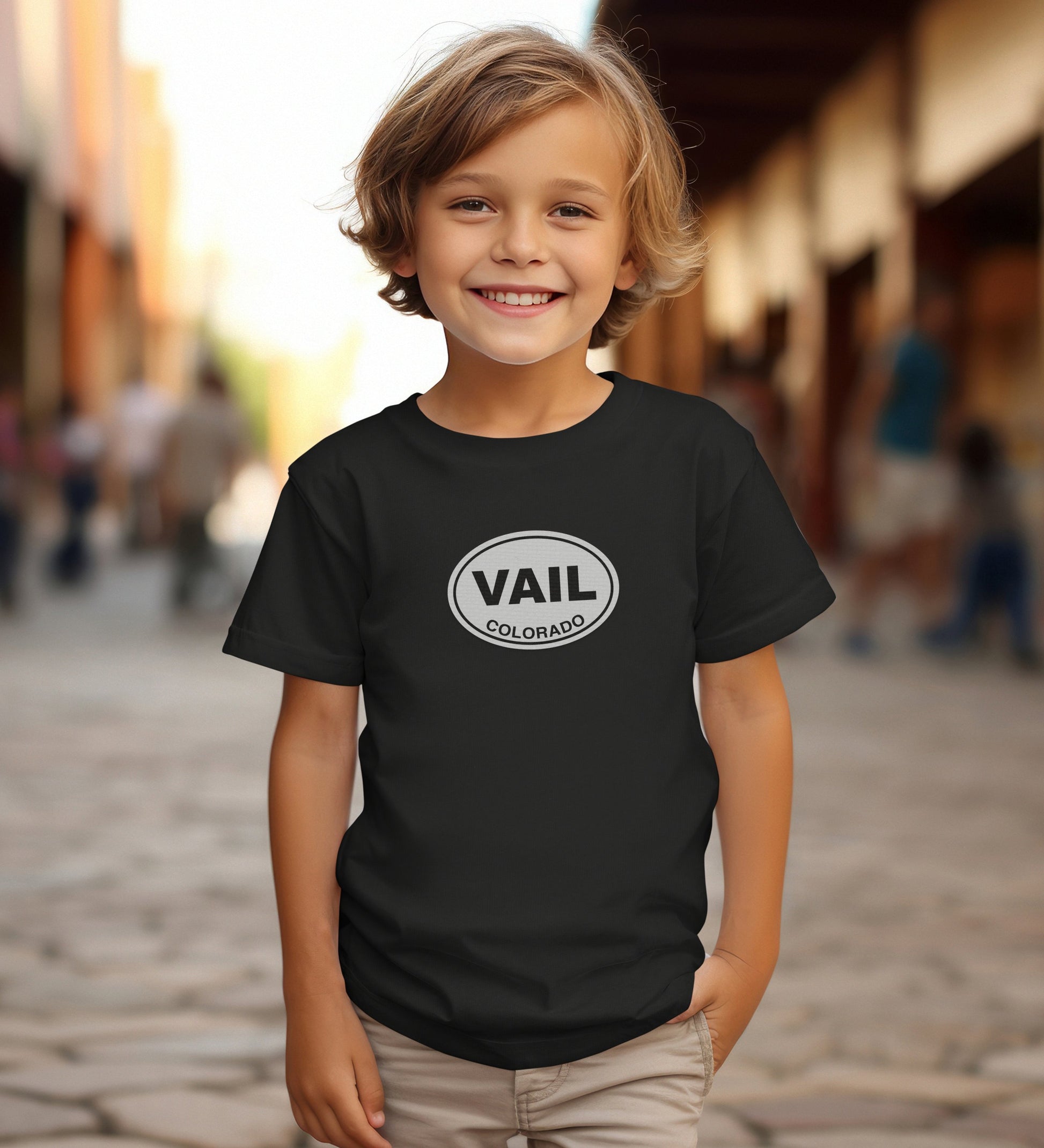 Vail Colorado Black T-Shirt Premium Children's product