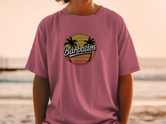 Sunset Beach Barbados Graphic Tee Shirt product