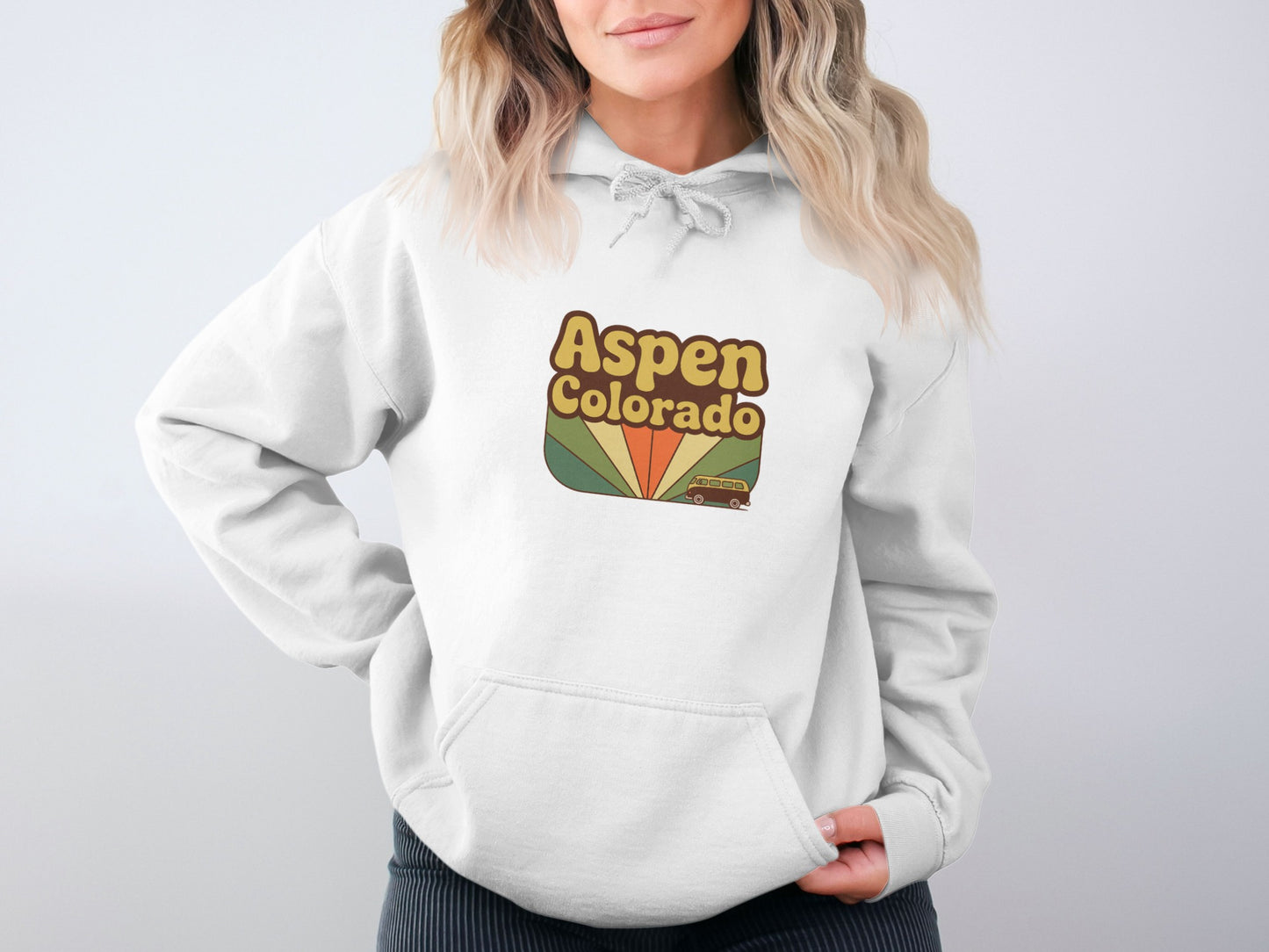 Aspen Colorado Graphic Hoodie Unique Fashionable product