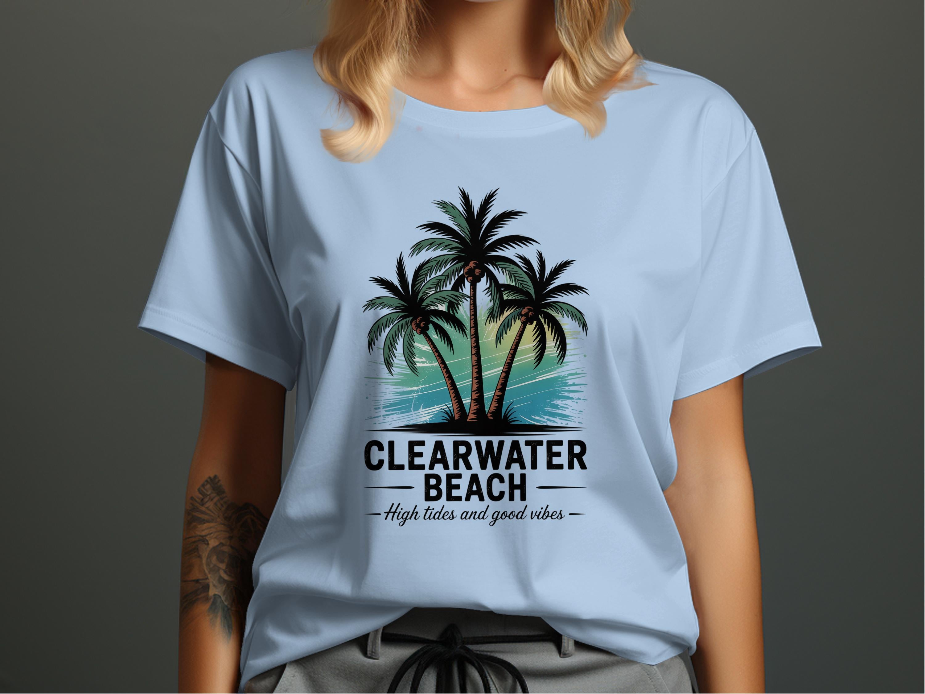 Clearwater Beach High Tide Vibes Graphic T-Shirt product type