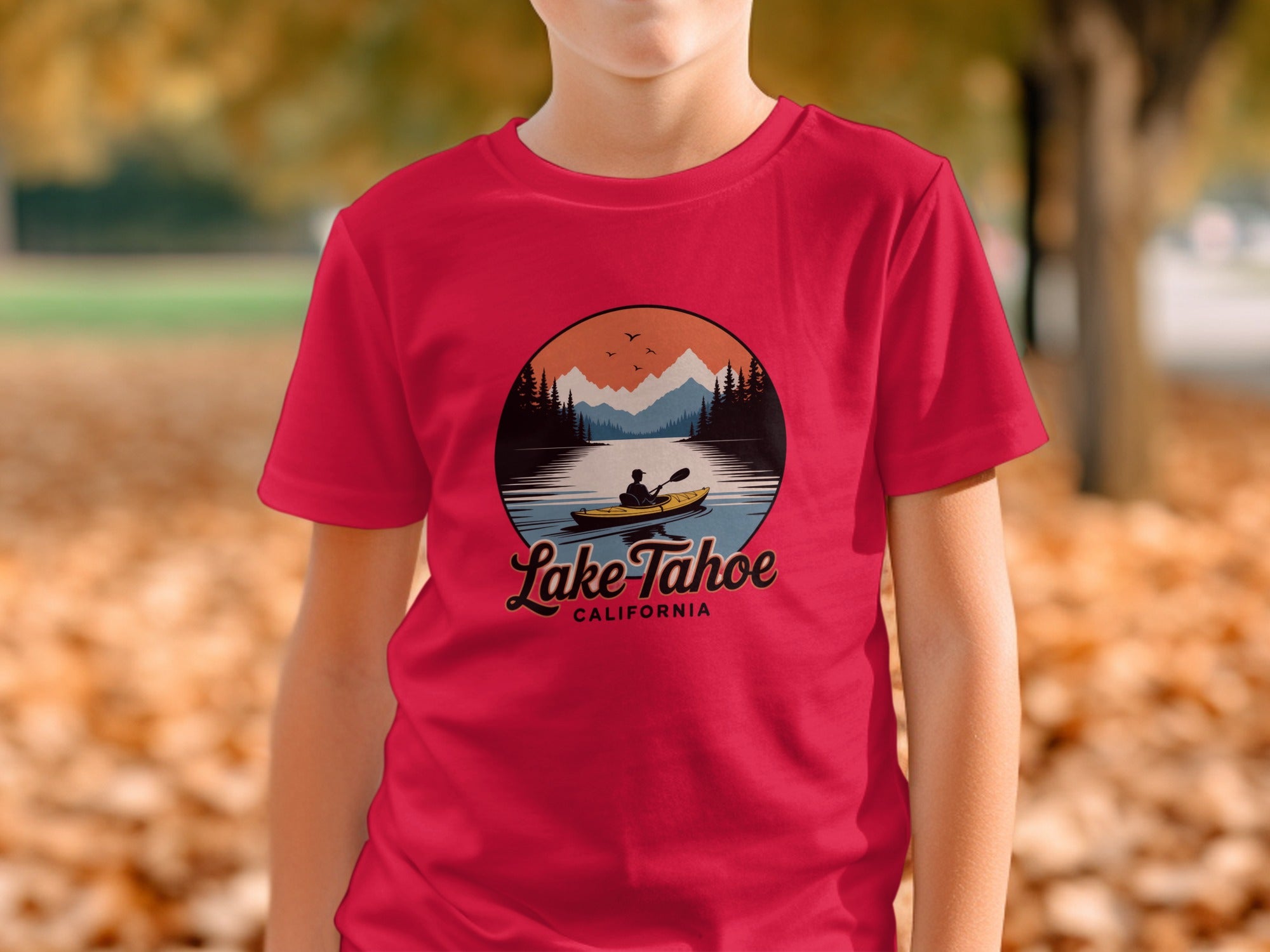 Lake Tahoe California Scenic Design T-shirt