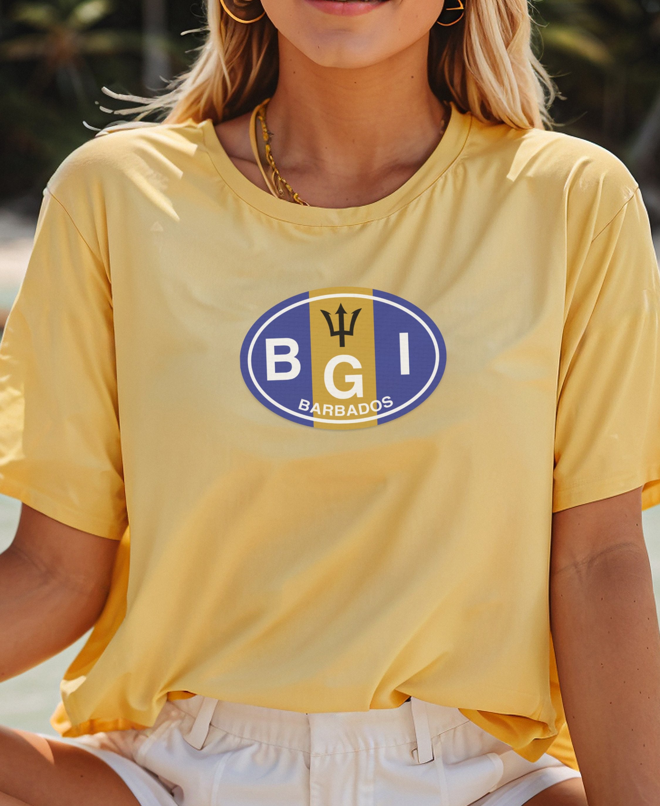 Barbados surf, Bridgetown charm, Crop Over Fest womens t-shirt