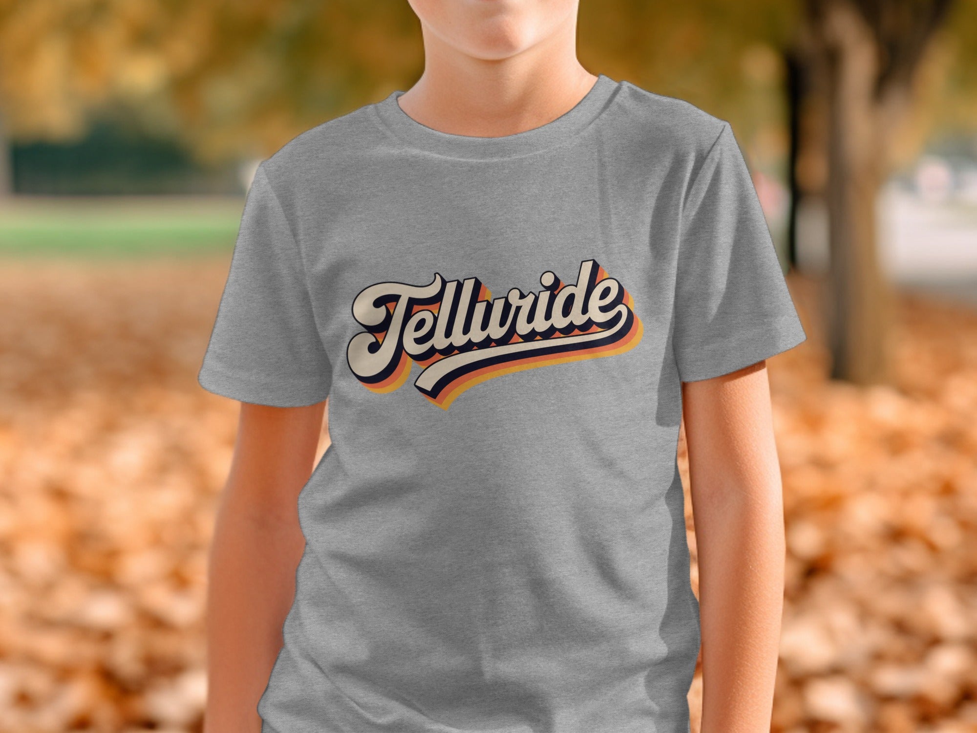 Telluride Retro Typography Design T-shirt