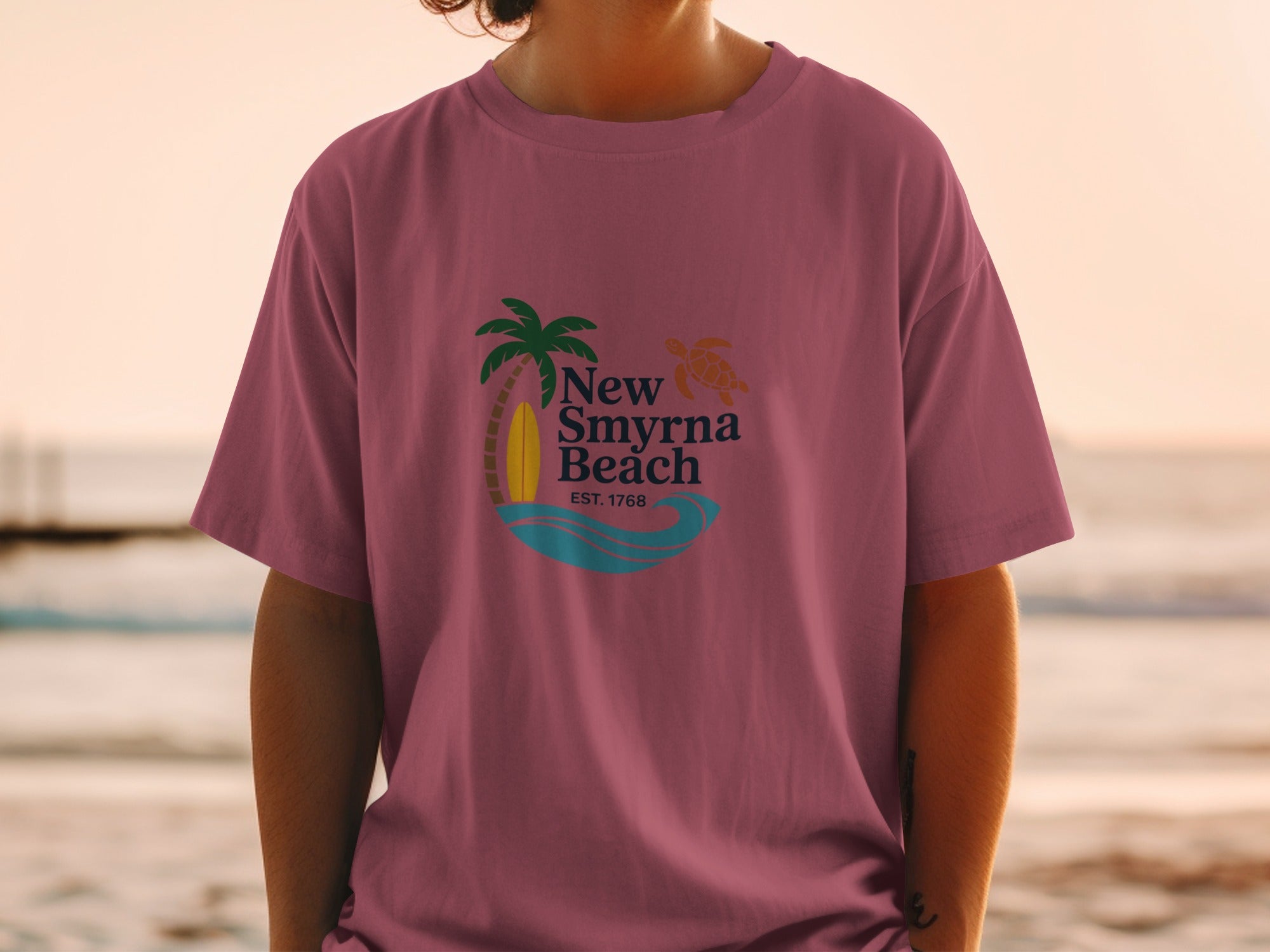 New Smyrna Beach EST 1768 Design T-Shirt product type