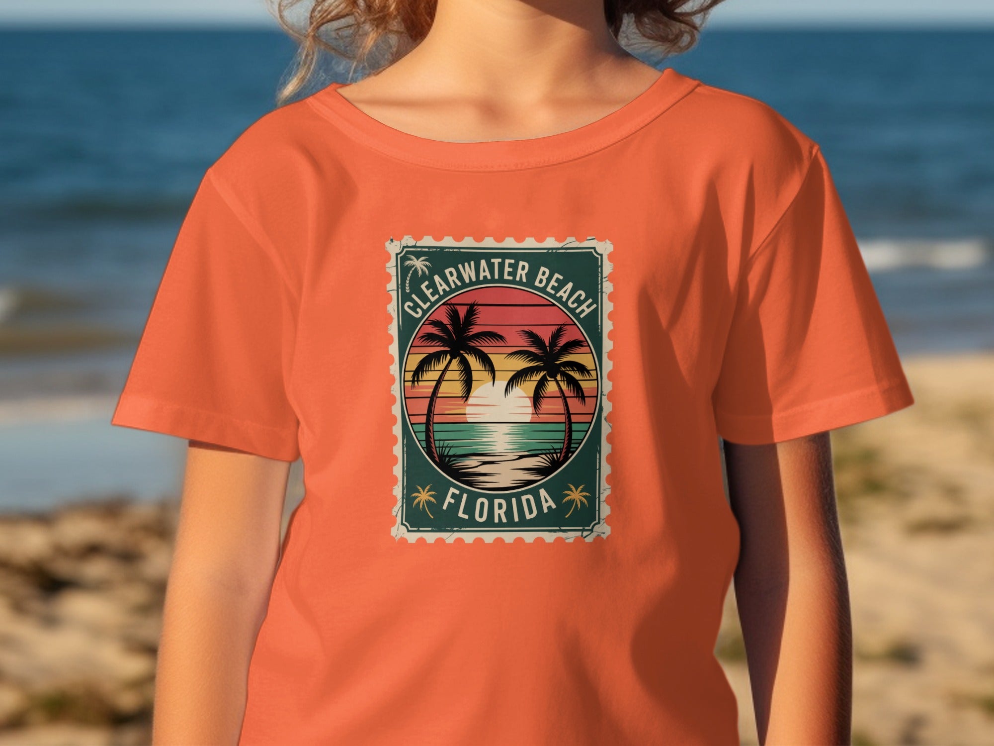 Clearwater Beach Florida Sunset Graphic product