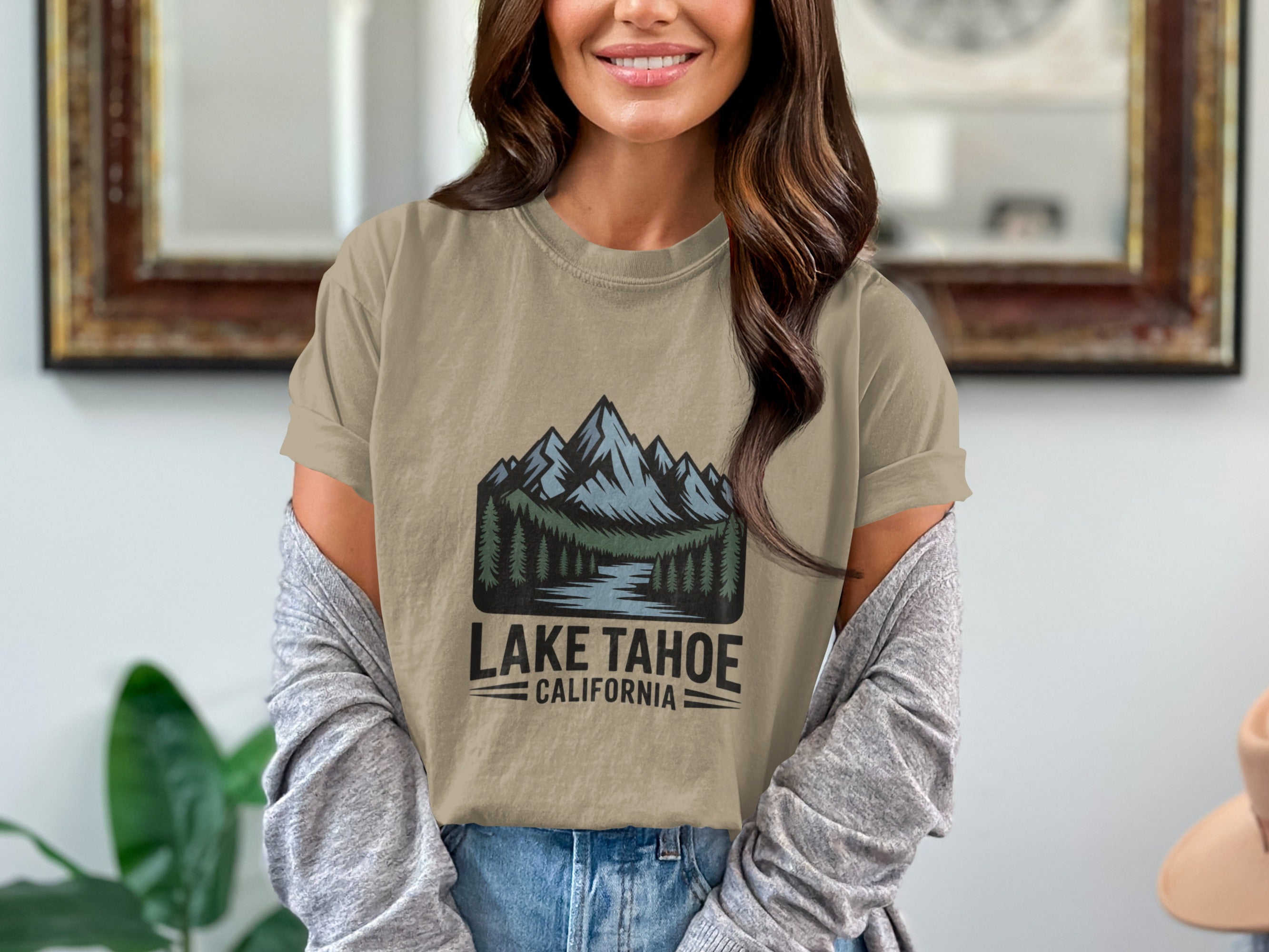 Lake Tahoe California Graphic Tee Shirt product type
