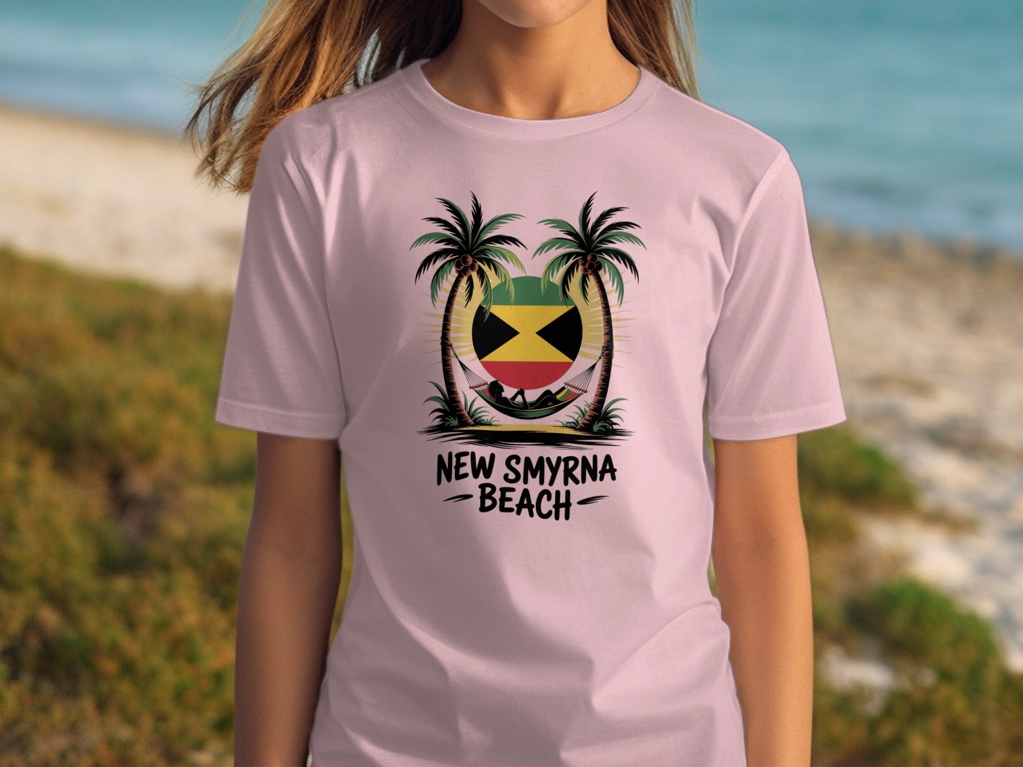 New Smyrna Beach Graphic Tee Shirt product type