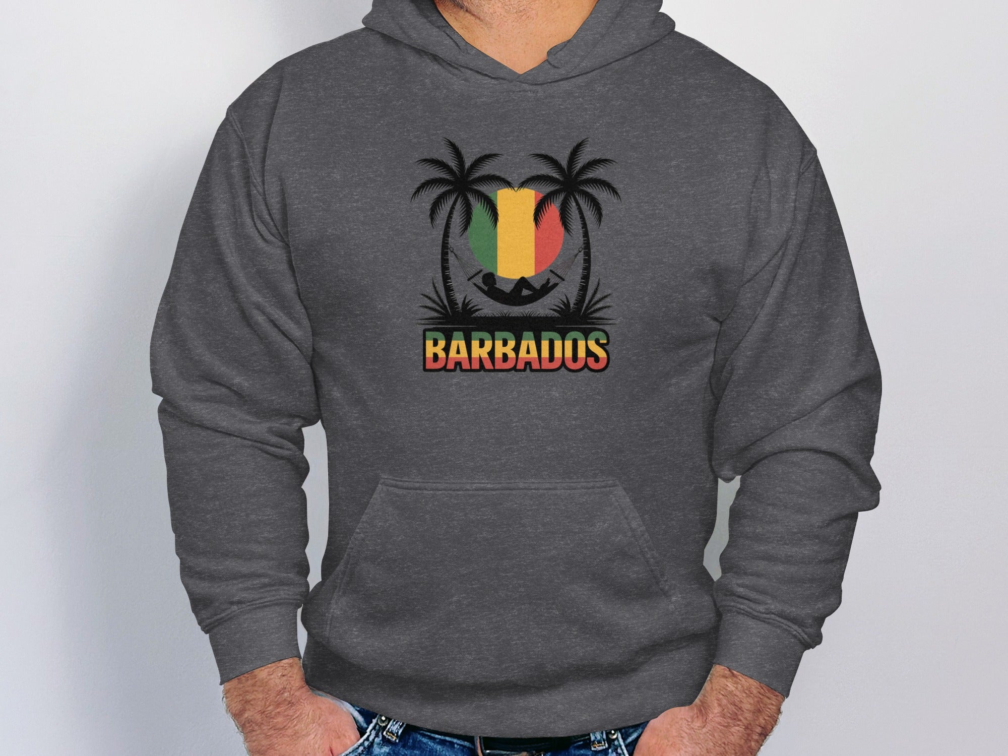 Barbados Palm Trees Graphic Design Hoodie product