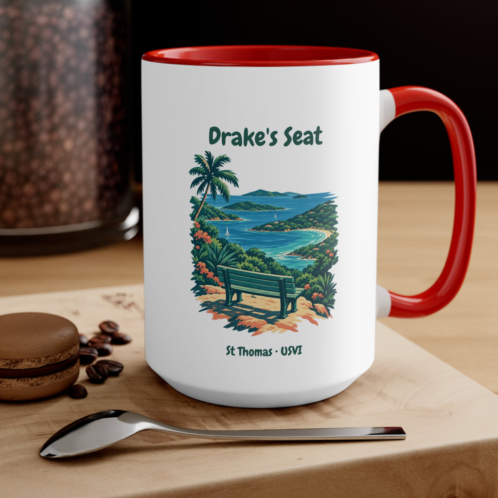Drake's Seat St. Thomas USVI Accent Coffee Mug
