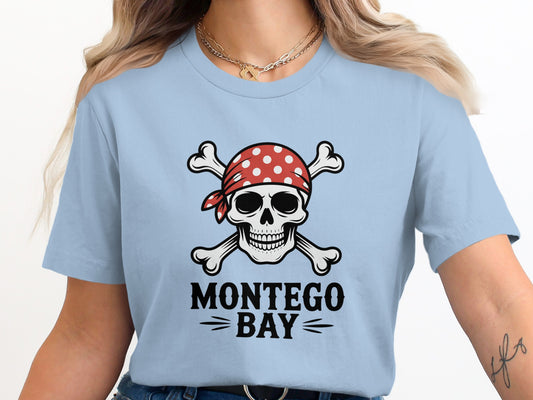 Montego Bay Skull Graphic Tee Shirt product