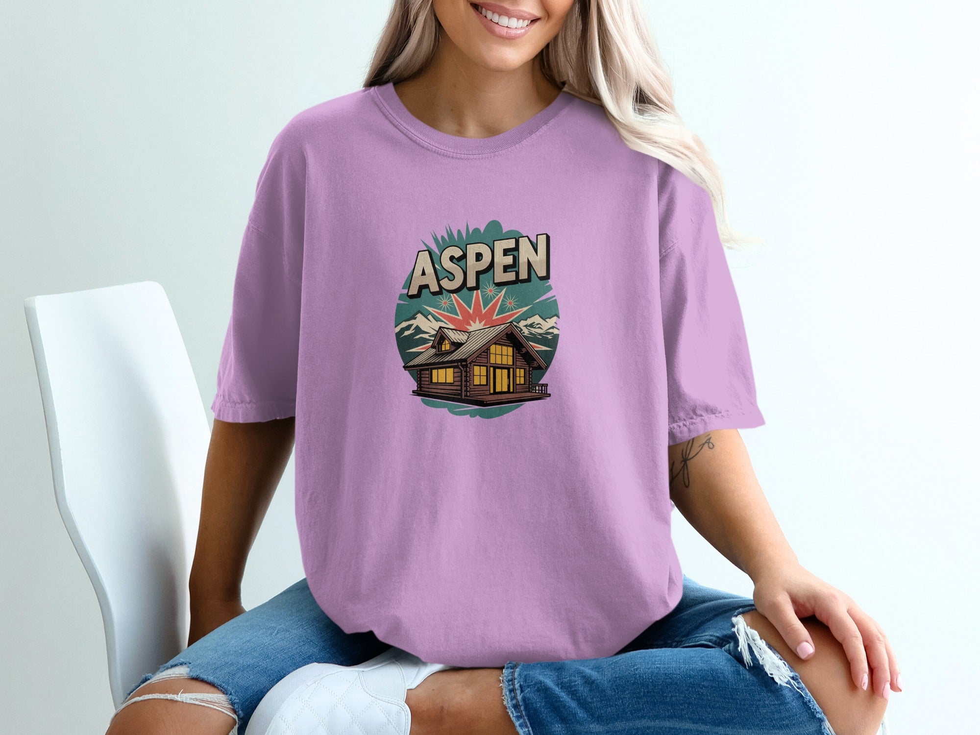 Aspen Mountain Adventure Graphic Tee product