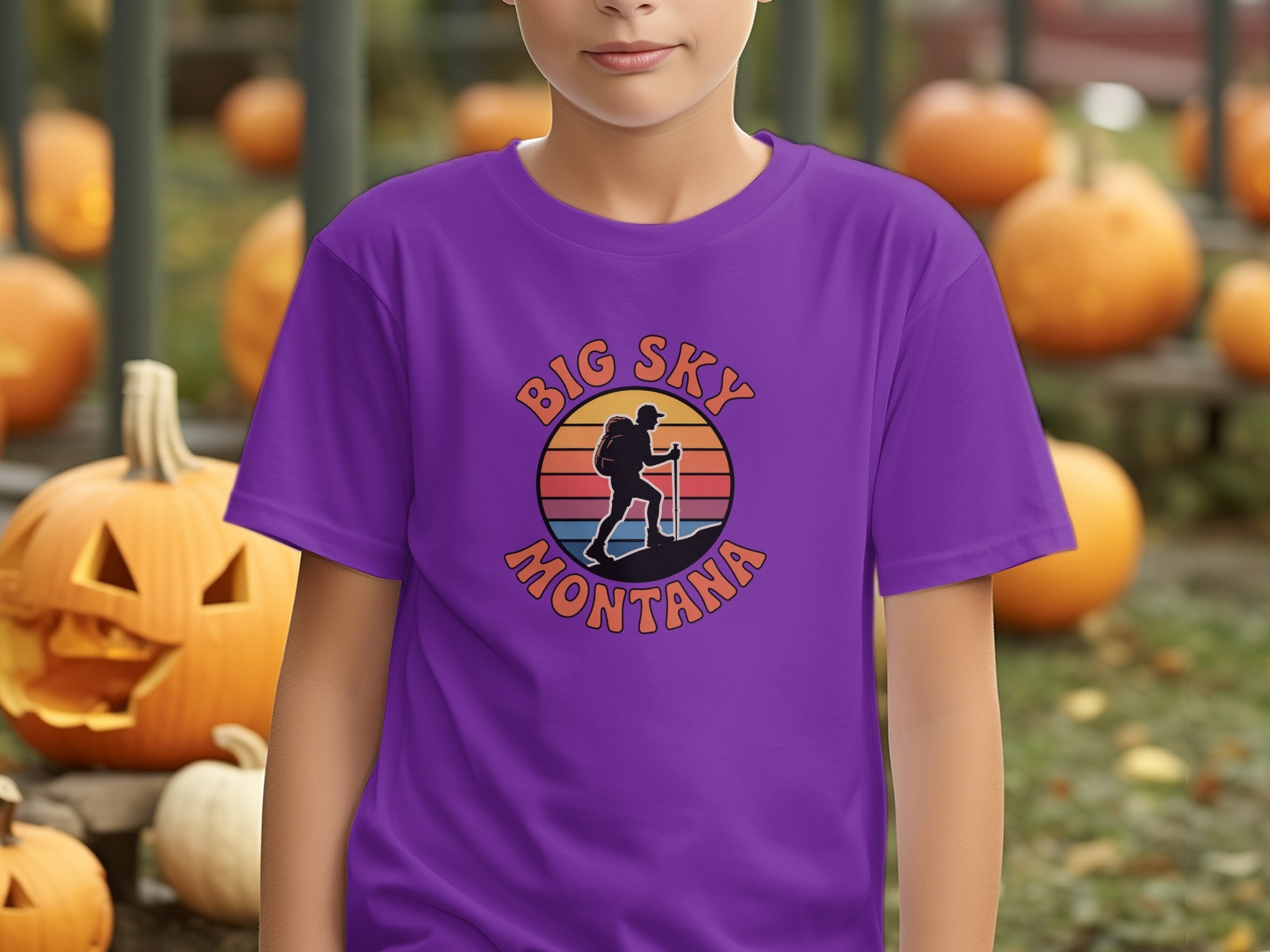 Big Sky Montana Halloween Shirt for Children