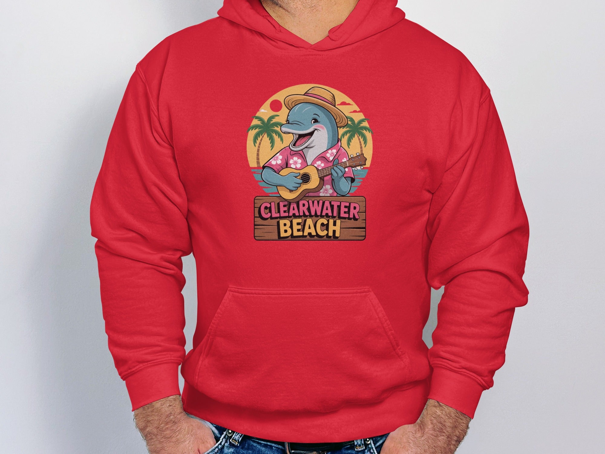 Clearwater Beach Dolphin Hoodie product