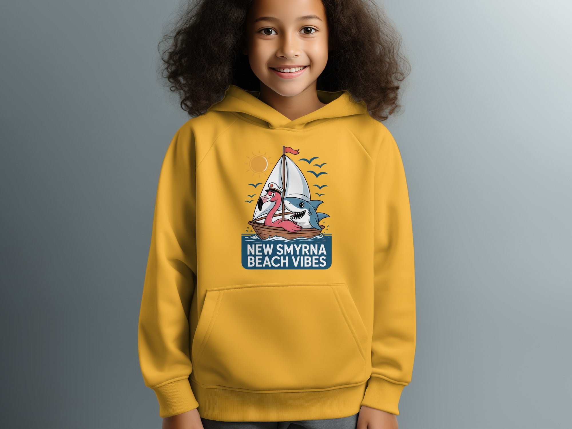 New Smyrna Beach Vibes Design Hoodie product type