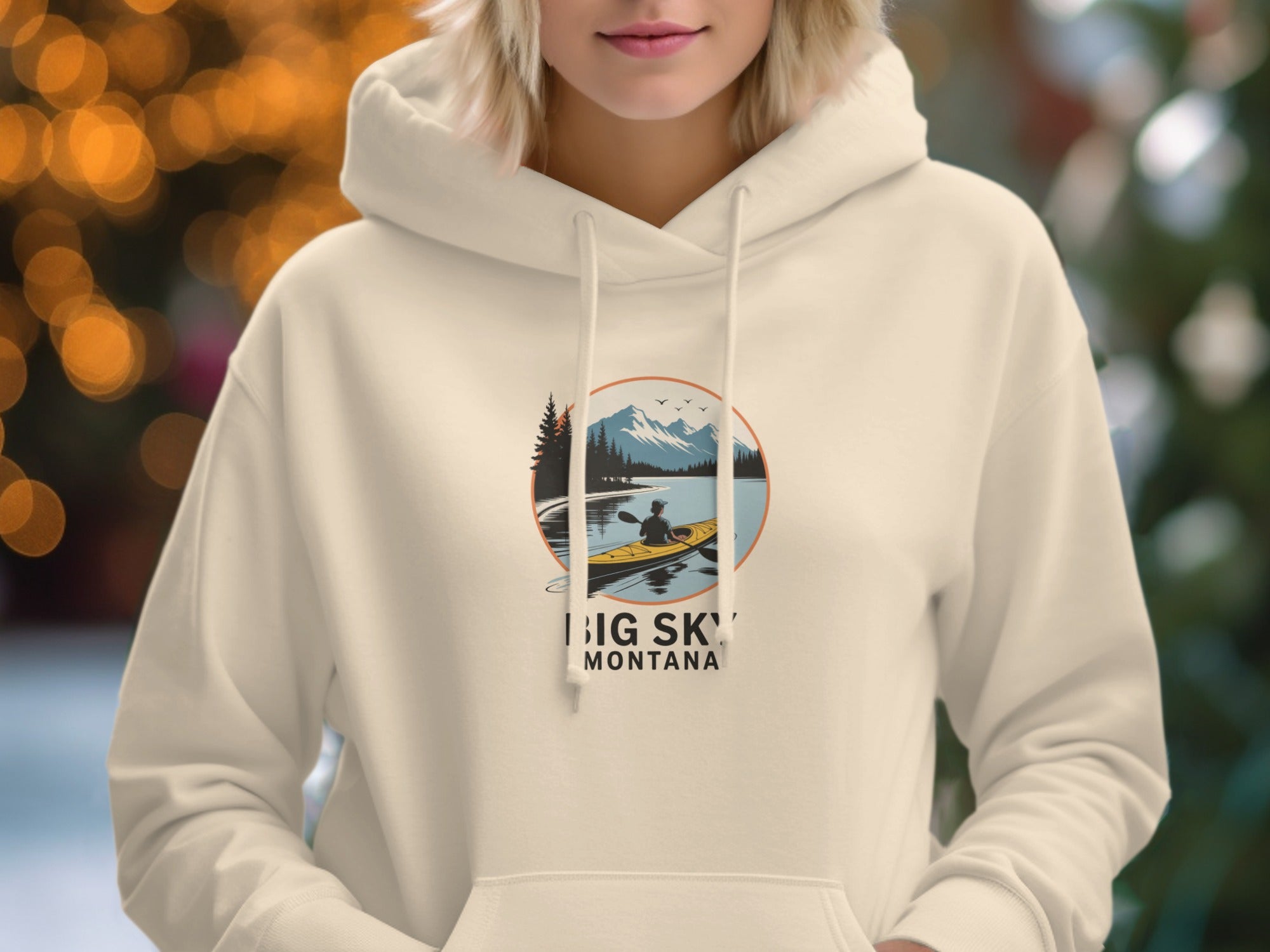 Big Sky Montana Kayaking Hoodie for Outdoor Enthusiasts