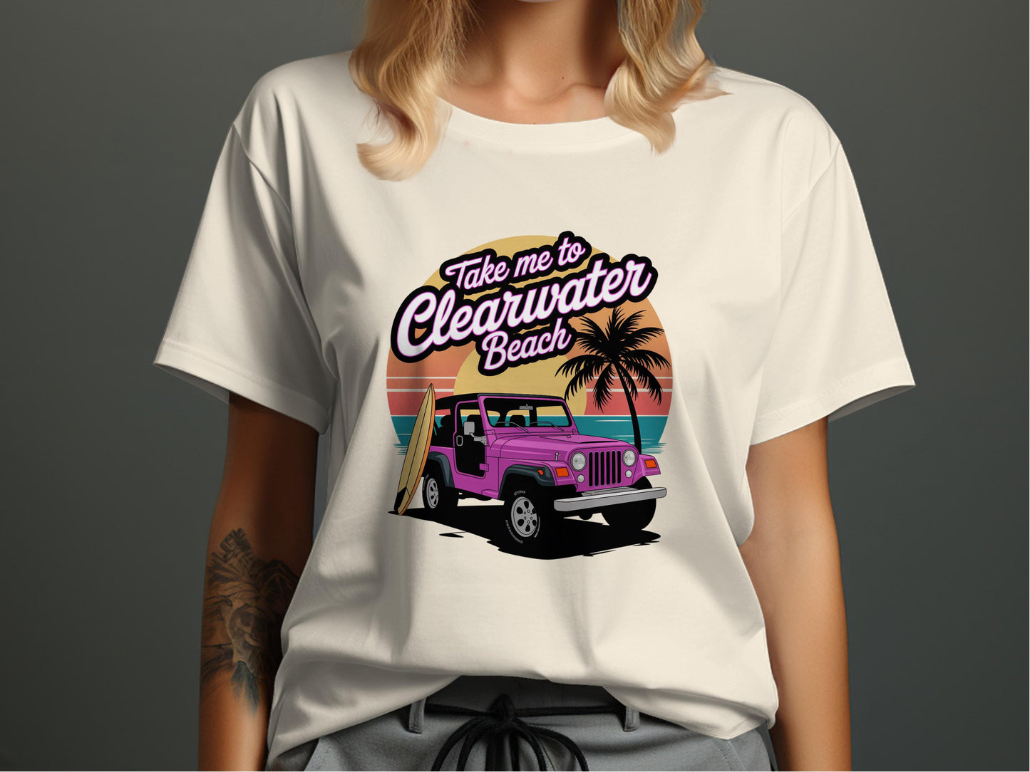 Take Me to Clearwater Beach Graphic Tee product