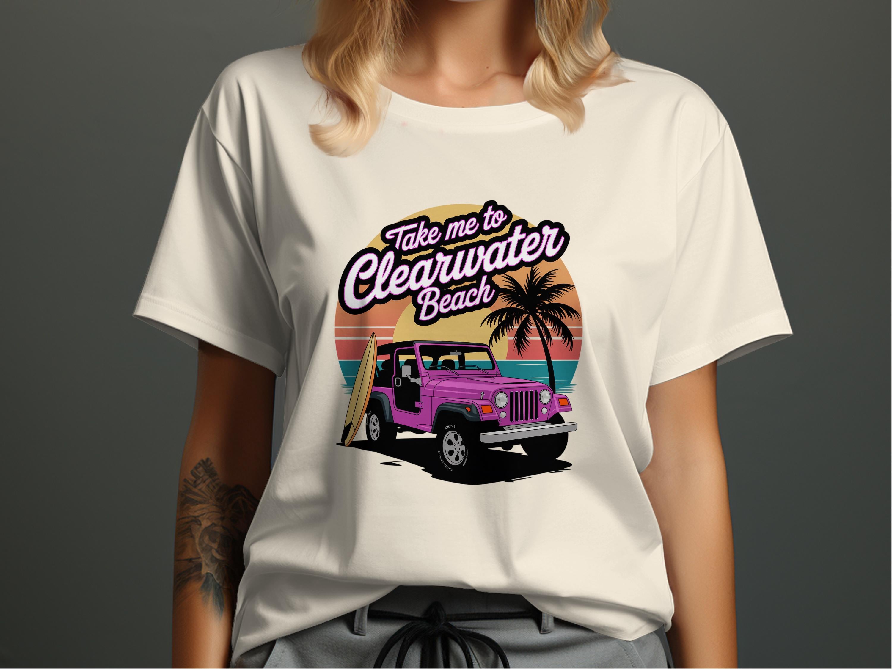 Take Me to Clearwater Beach Graphic Tee product