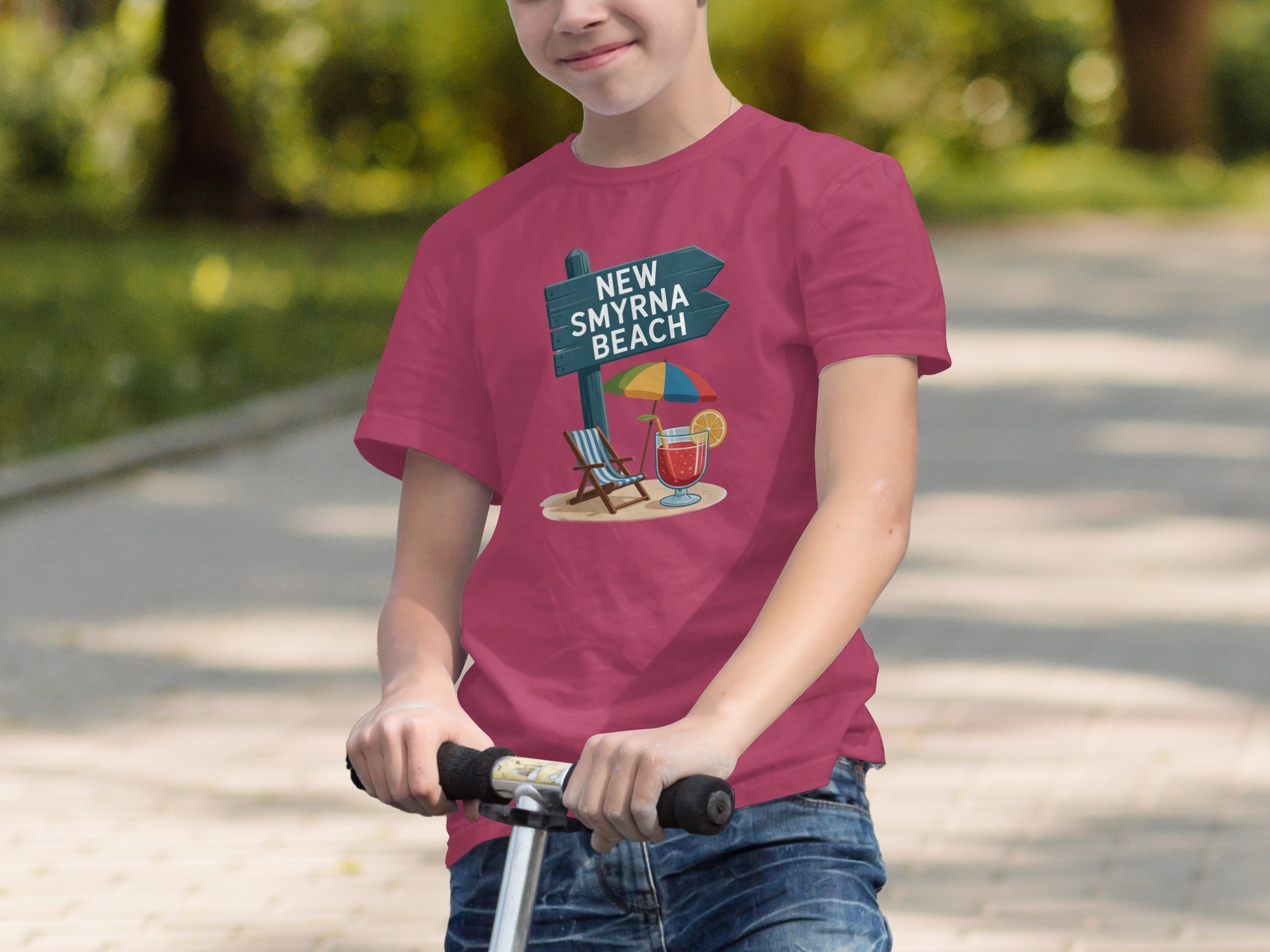 New Smyrna Beach Themed Youth Graphic Shirt product