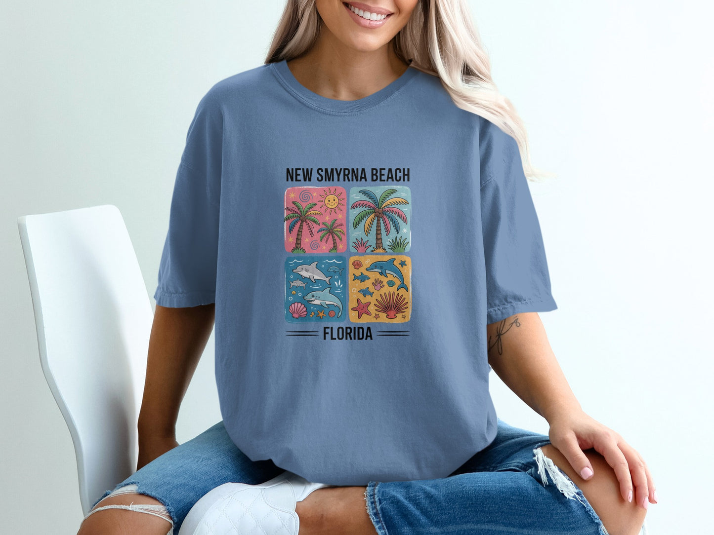 New Smyrna Beach Florida Graphic Tee Shirt product