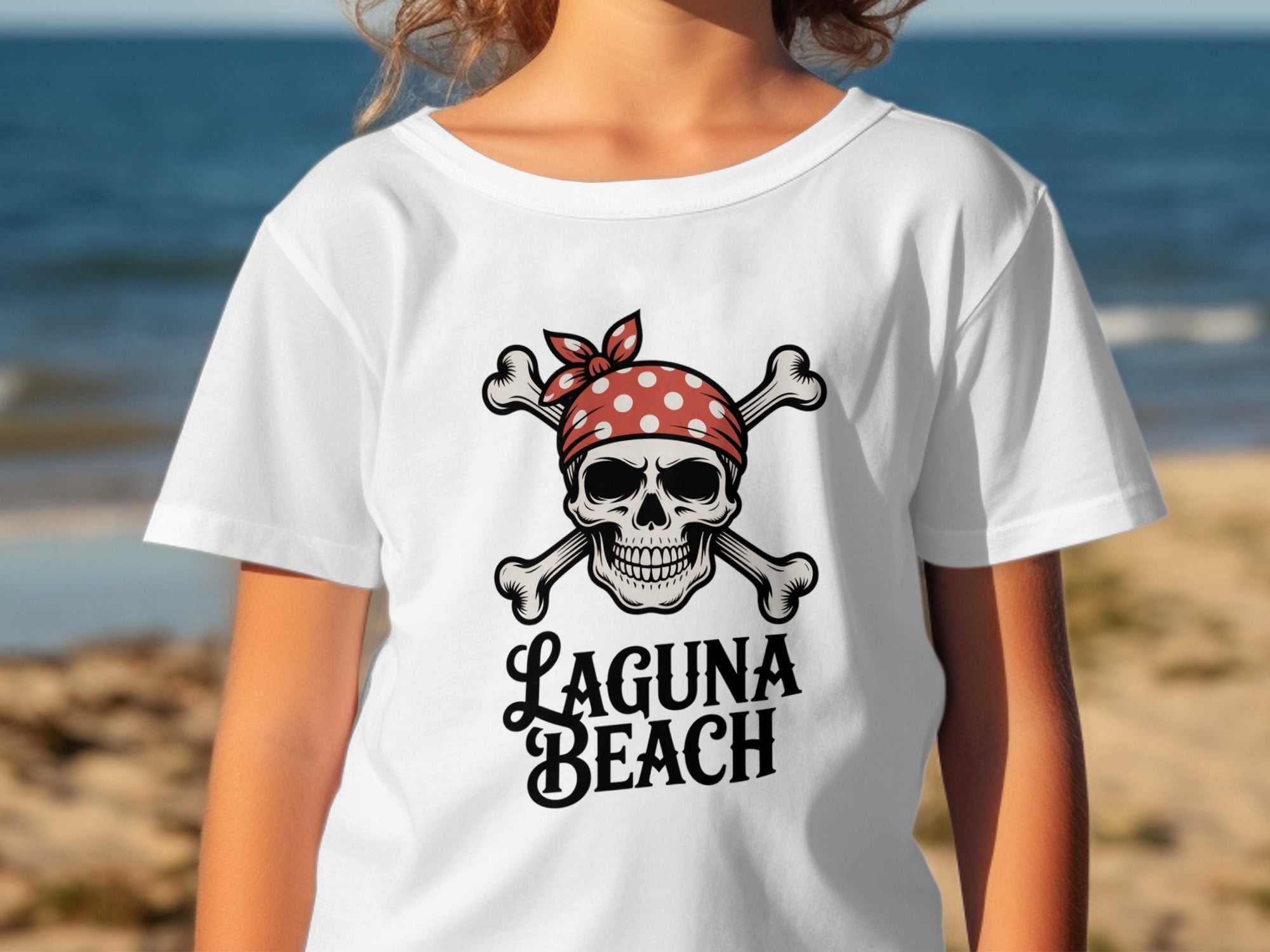 Laguna Beach Skull and Crossbones T-shirt product