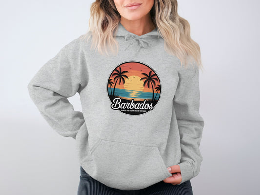 Barbados Sunset Beach Adventure Hoodie product