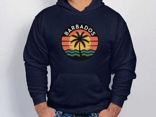 Barbados Sunset Design Unisex Hoodie product