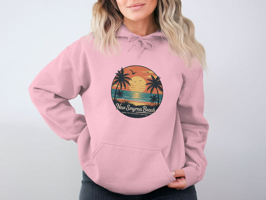 New Smyrna Beach Sunset Hoodie Sweatshirt product type