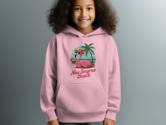 New Smyrna Beach Pink Flamingo Hoodie product