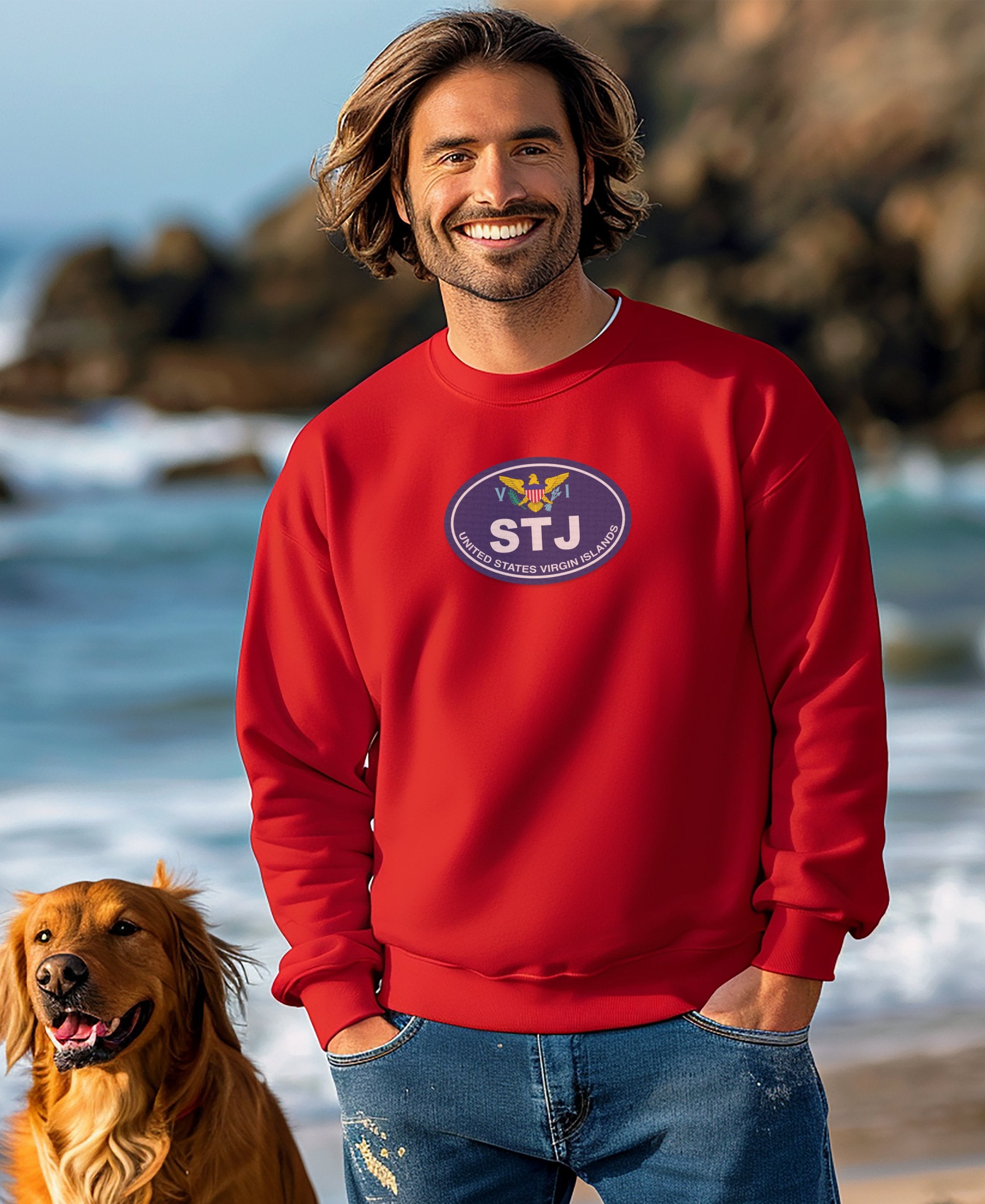 Virgin Islands STJ Red Casual Wear Clothing product type