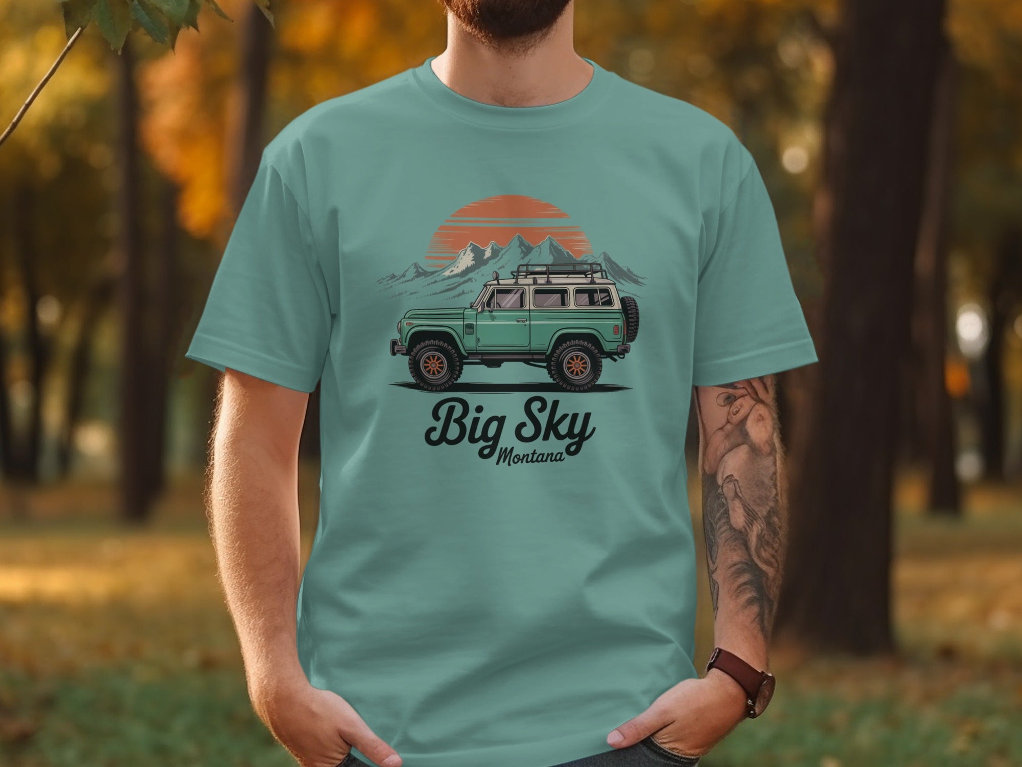 Big Sky Montana Adventure Graphic Tee