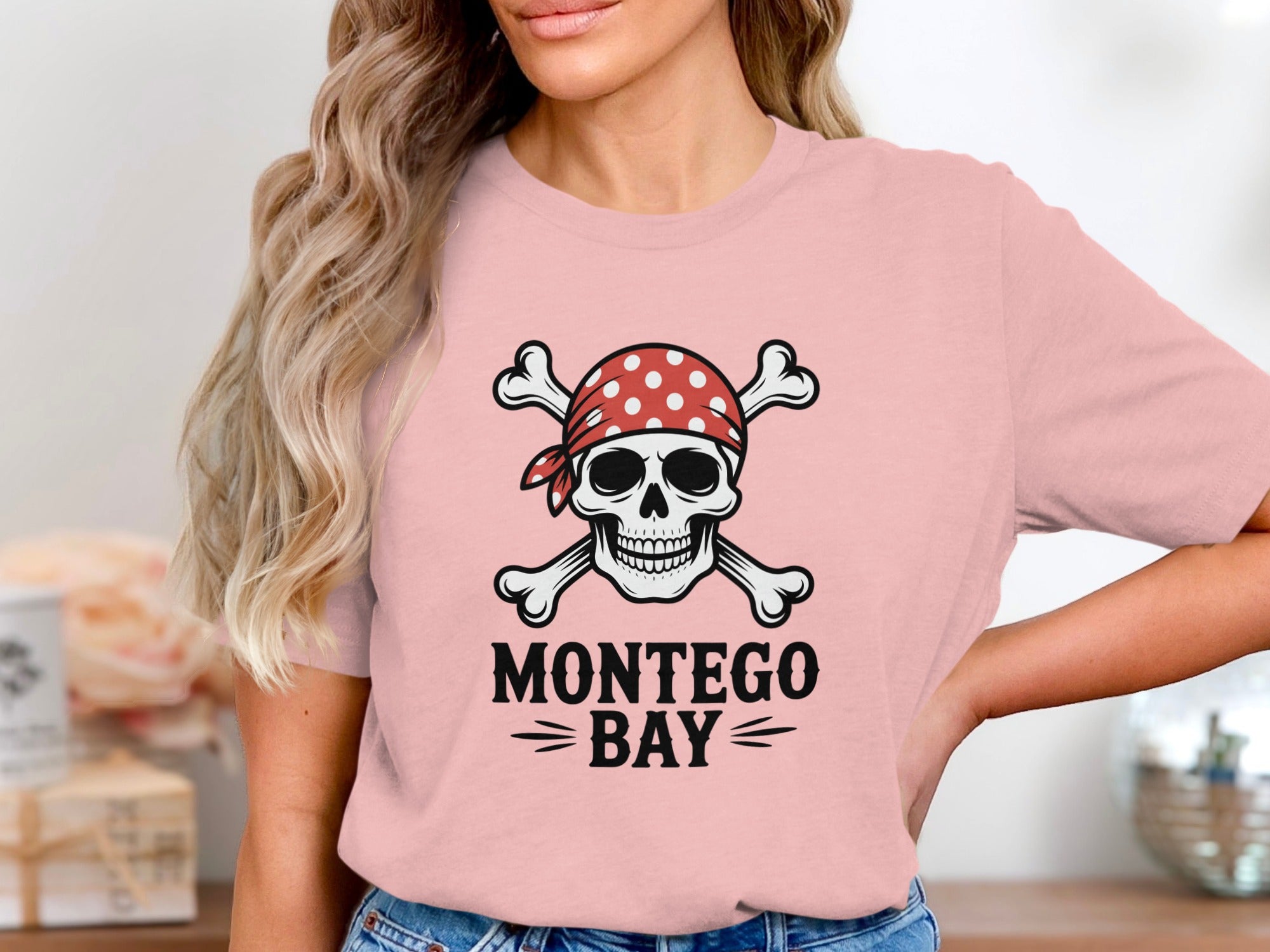 Montego Bay Skull and Crossbones Graphic T-Shirt product