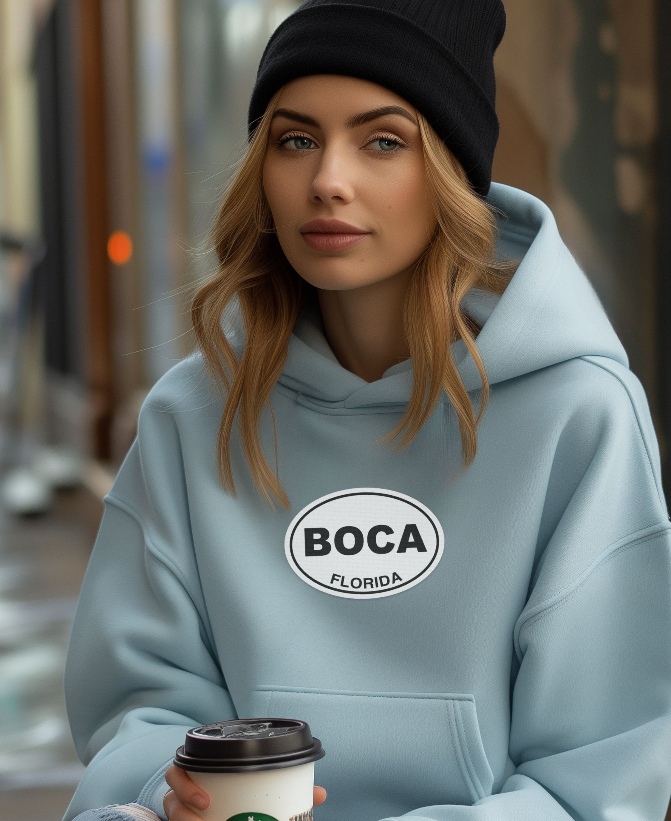 Cozy Boca Florida Hoodie for Trendy Casual Wear product