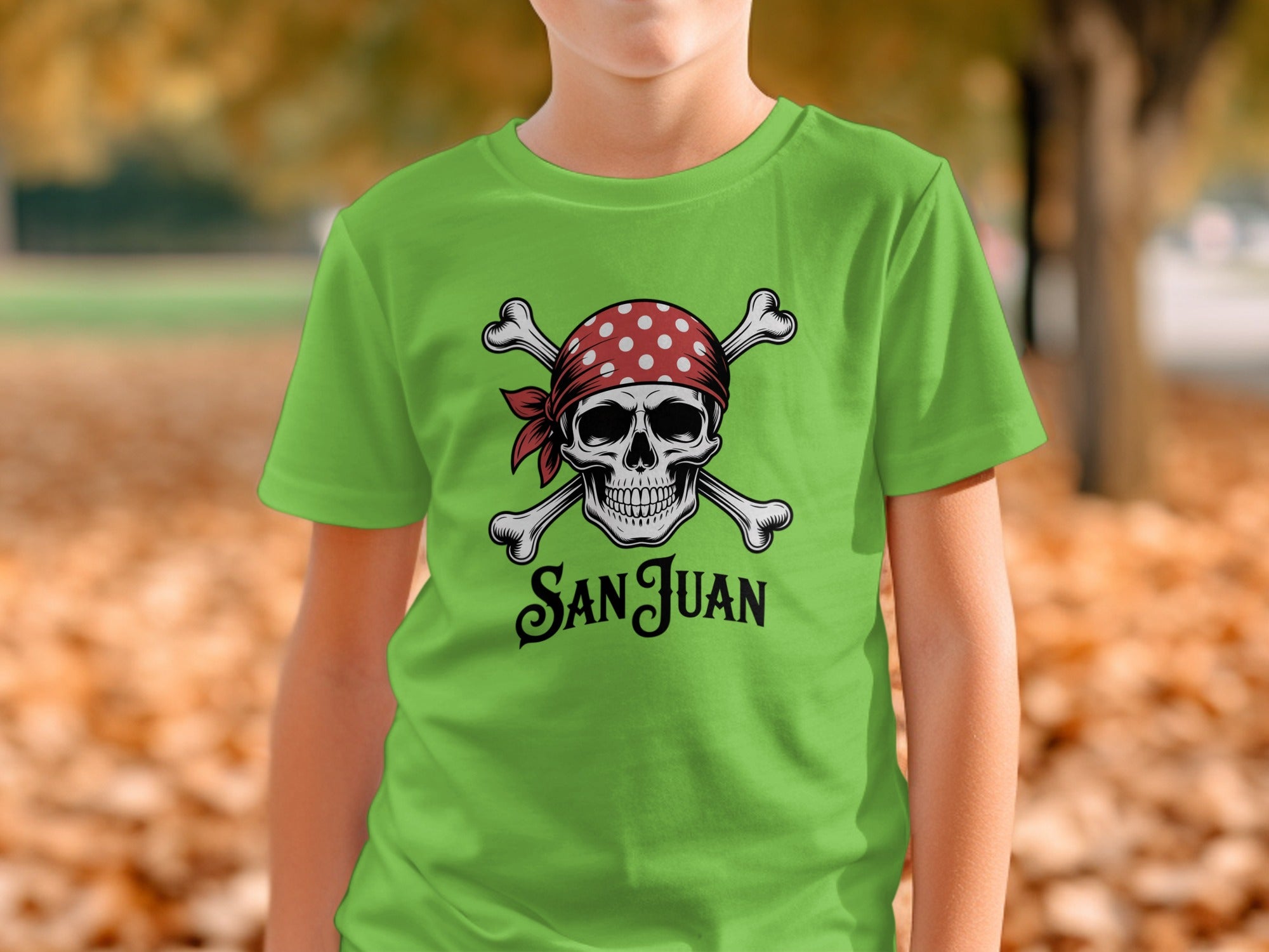 San Juan Pirate Skull Graphic T-shirt product type