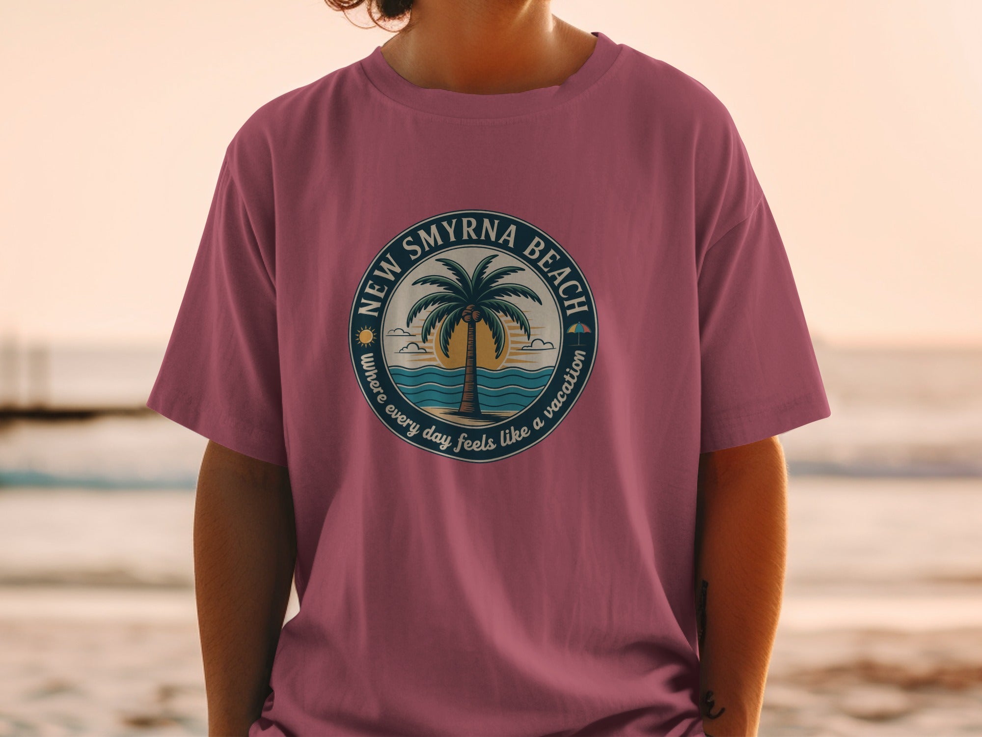 New Smyrna Beach Vacation Design T-Shirt product