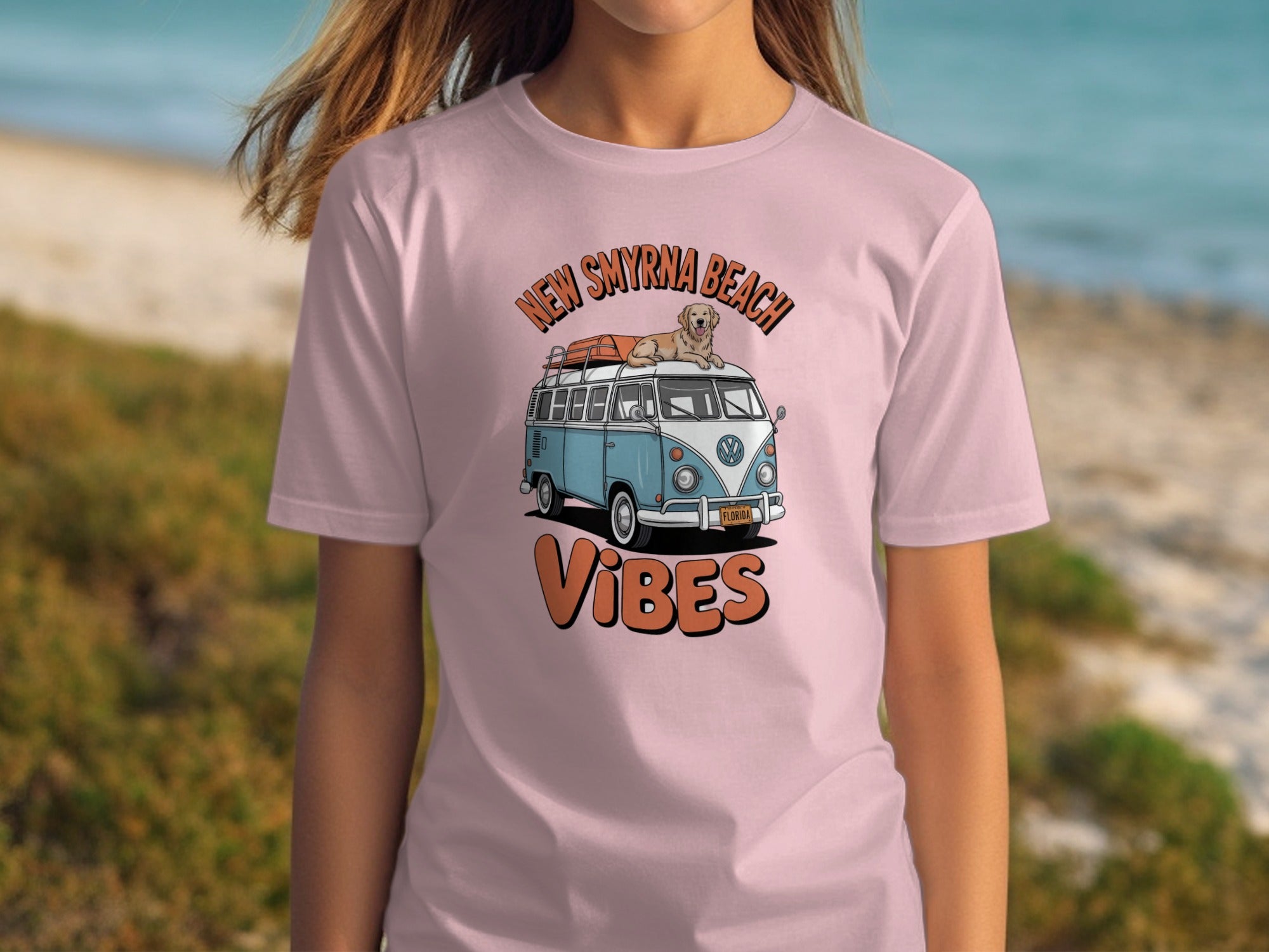 New Smyrna Beach Vibes Graphic Tee Shirt product type