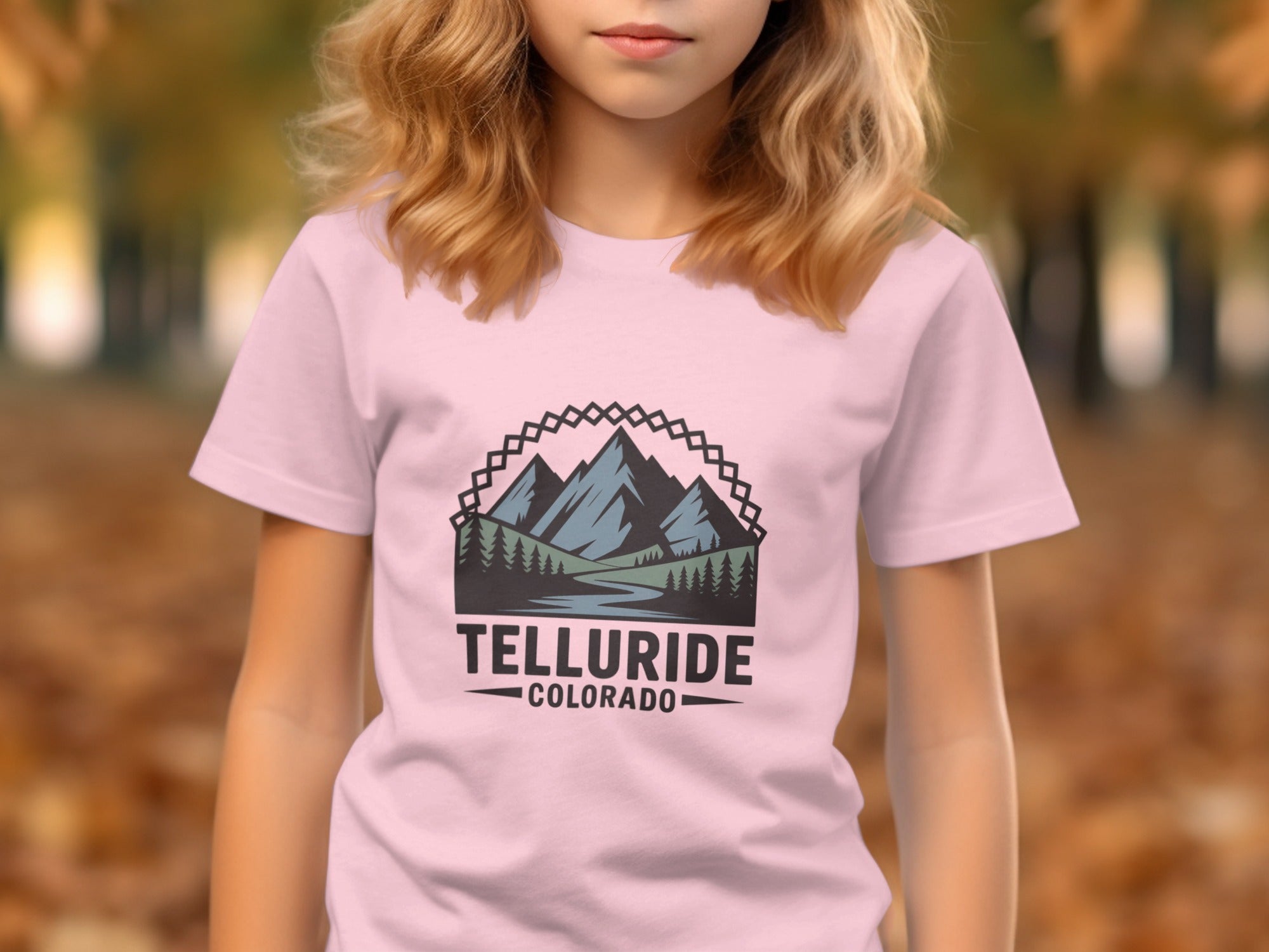 Scenic Telluride Colorado Graphic T-Shirt Design