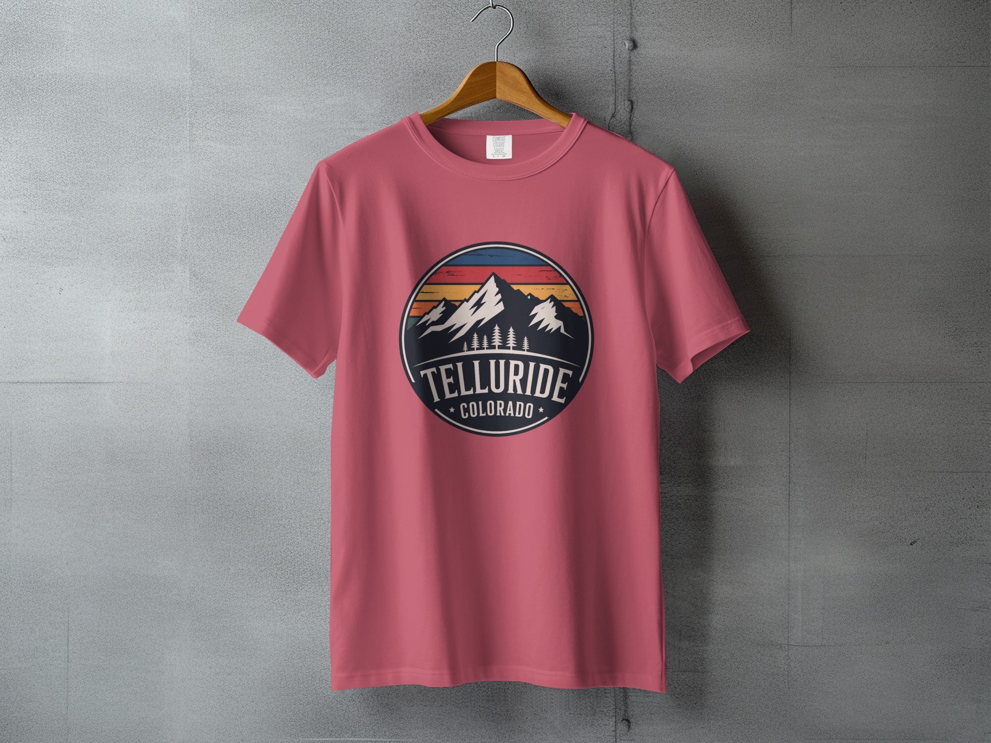 Telluride Colorado Mountain Design T-shirt