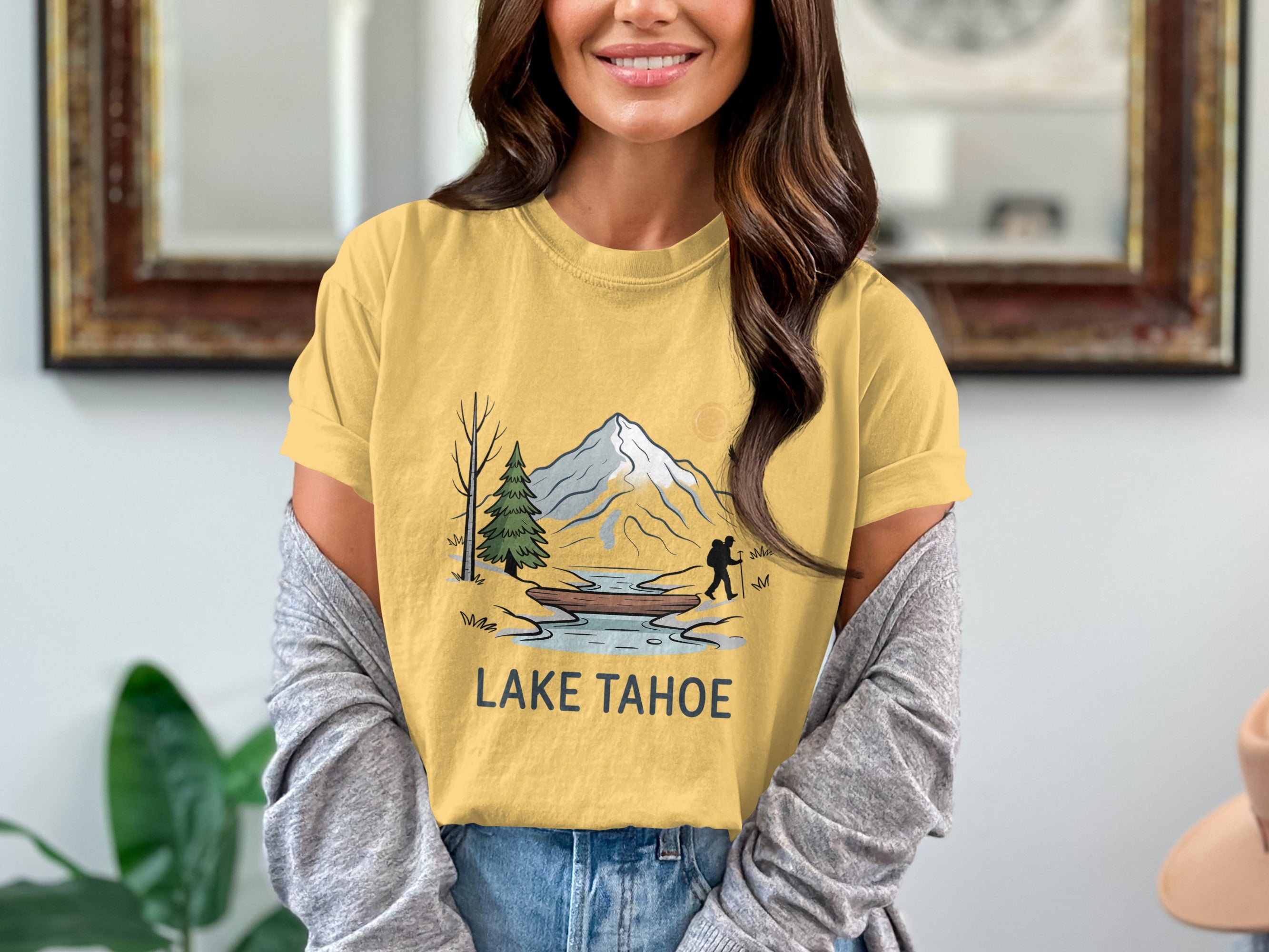 Lake Tahoe Graphic Tee Hiking Adventure Shirt product