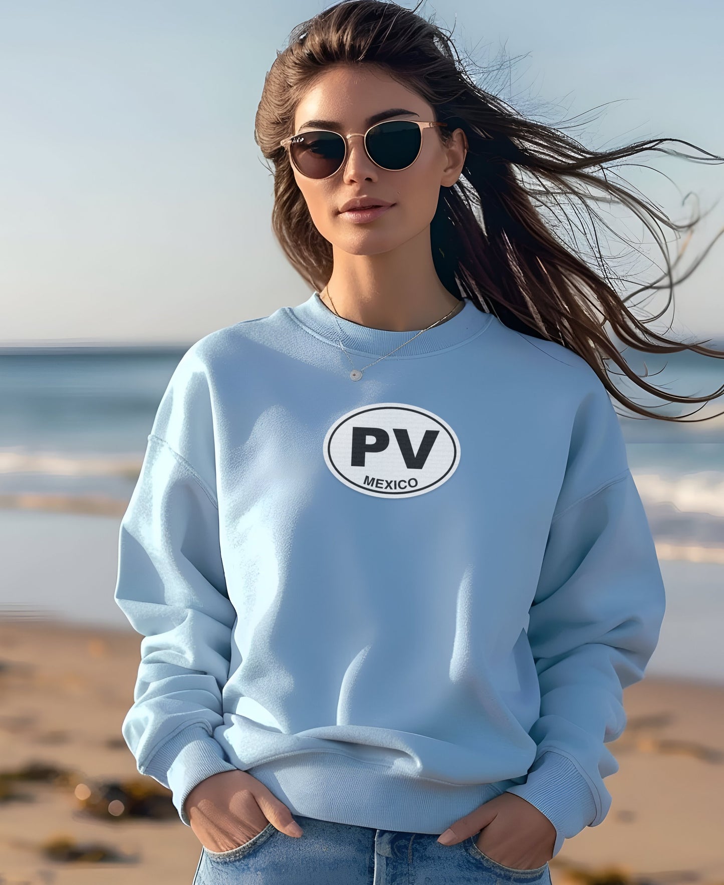 PV Mexico Logo Pullover Casual Sweatshirt product