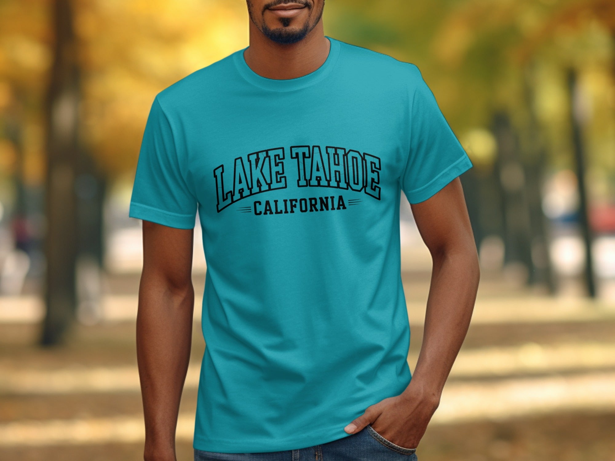 Lake Tahoe California Graphic Printed T-shirt product type