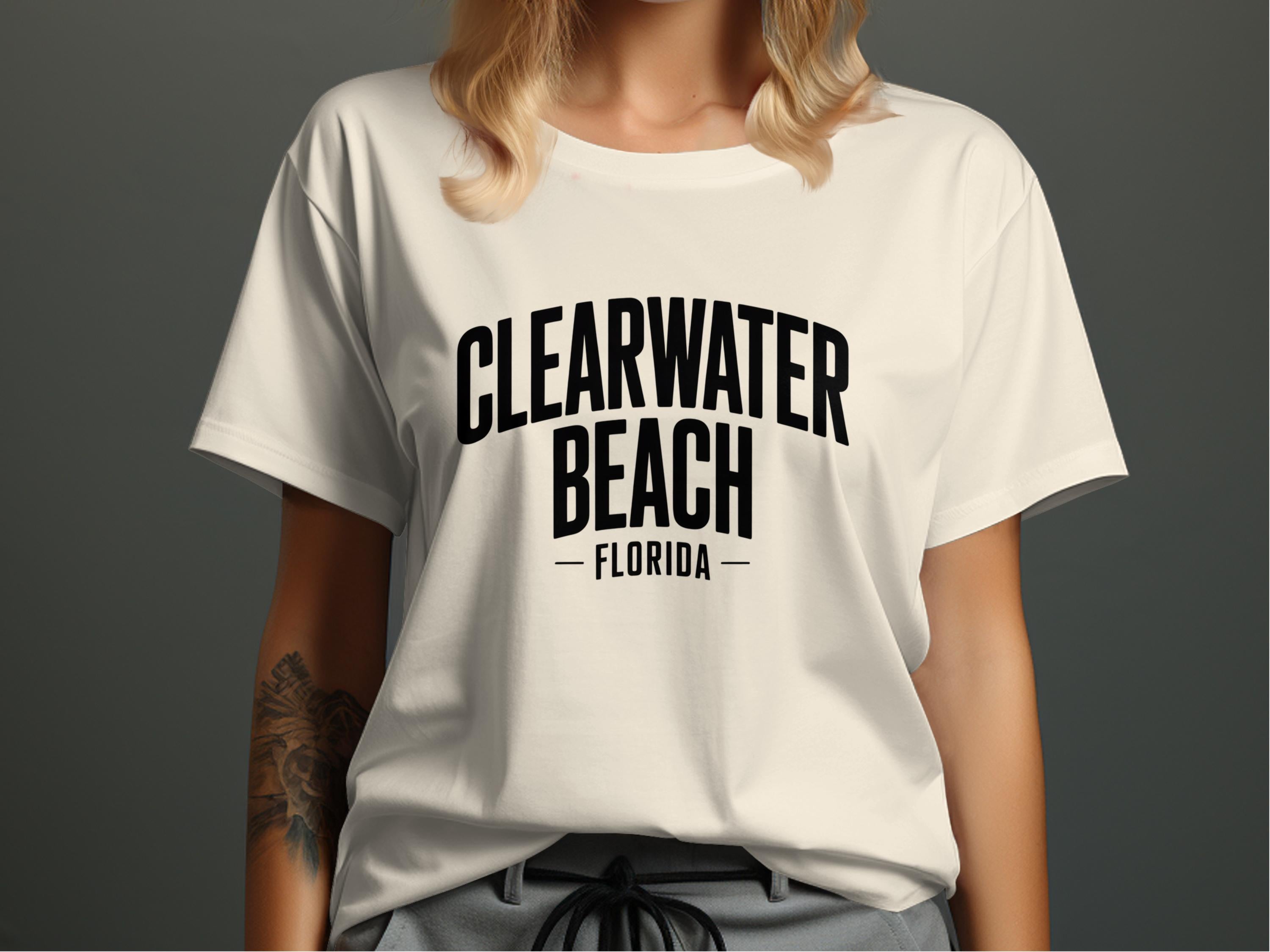 Clearwater Beach Florida design t-shirt product type