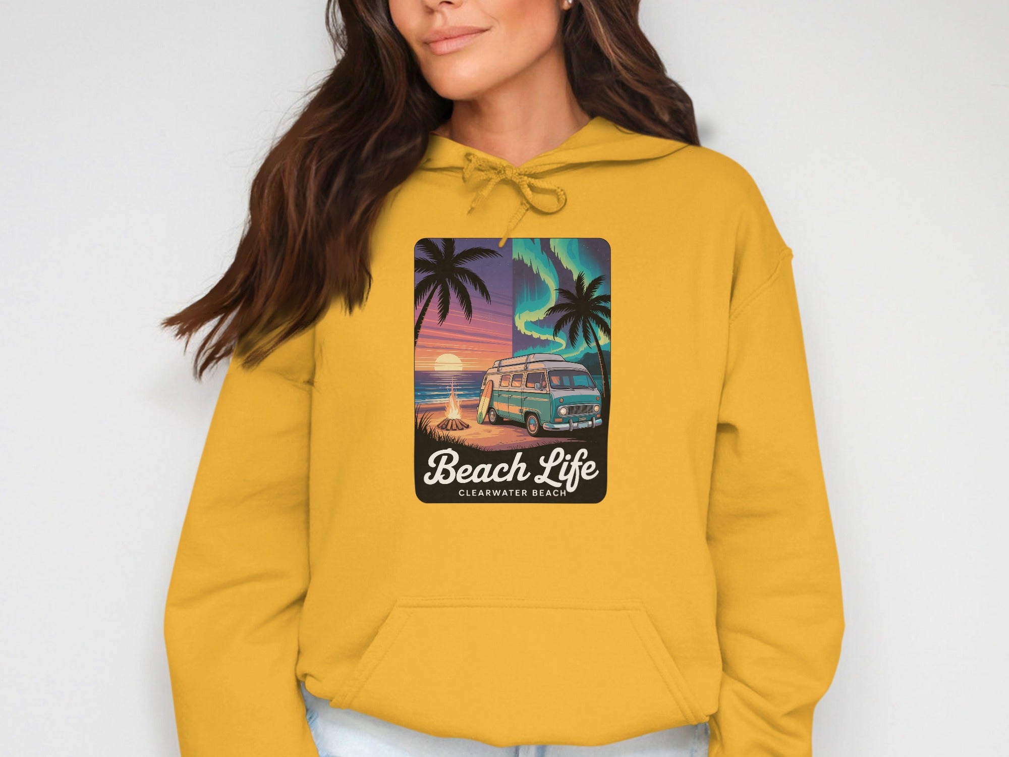 Beach Life Clearwater Beach Graphic Hoodie product