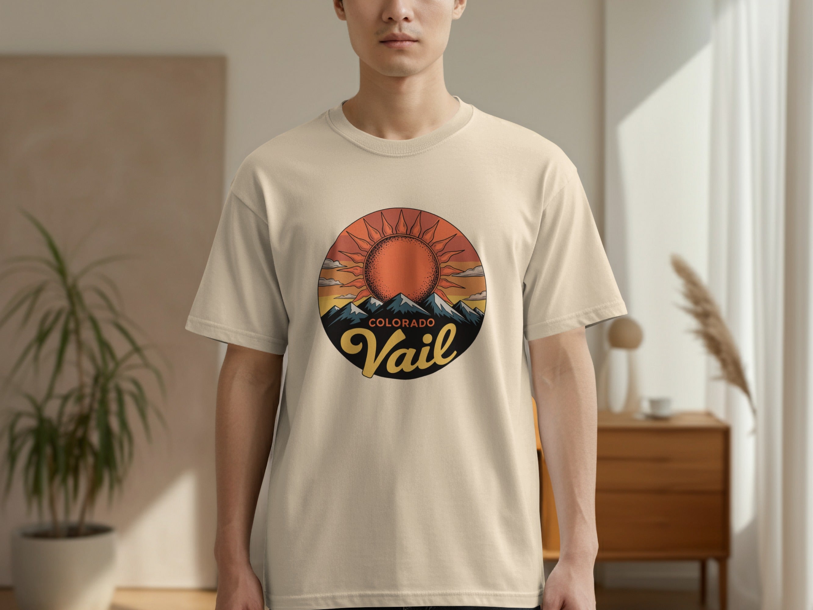 Colorado Vail Sun Mountains Graphic T-Shirt product type