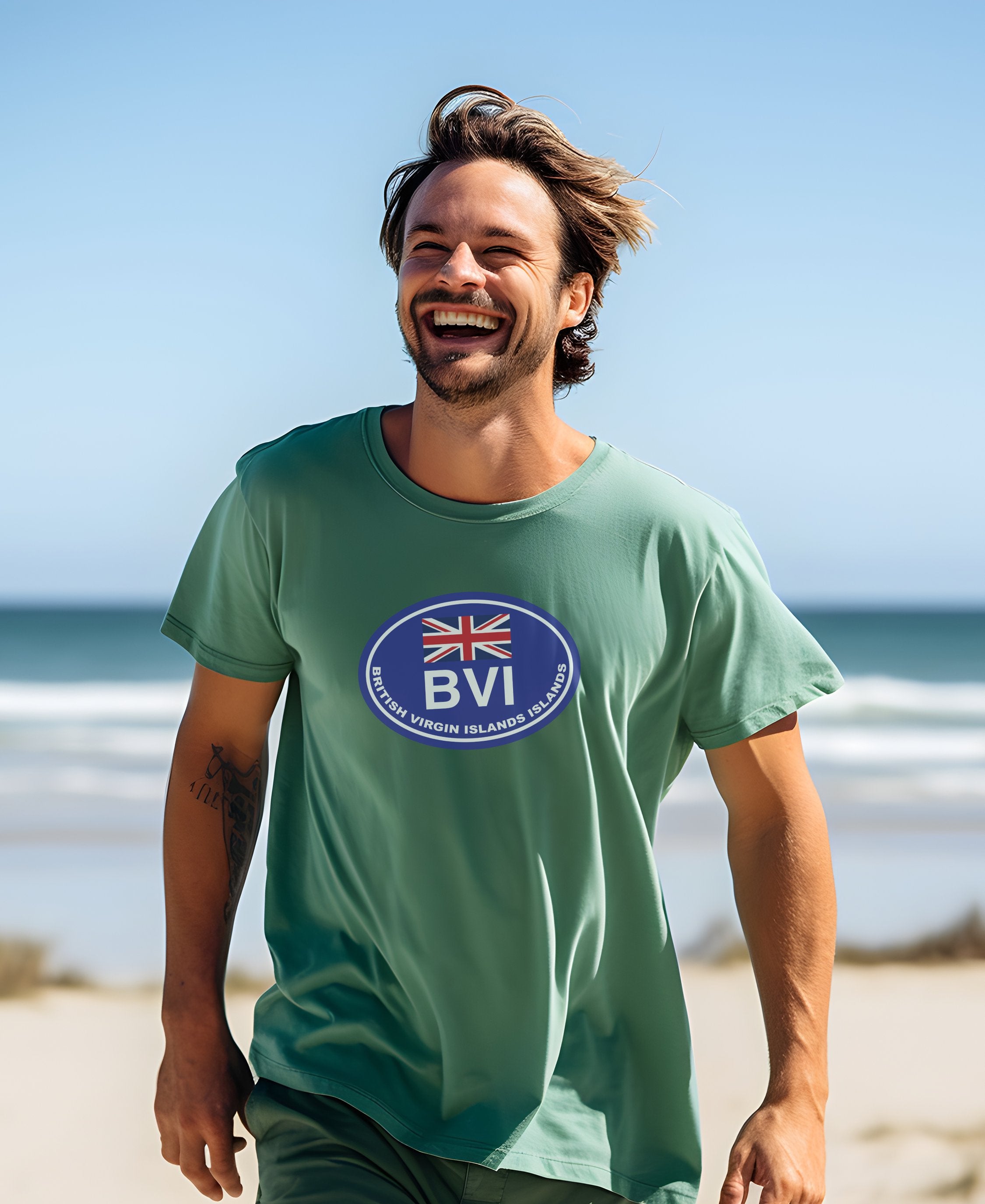 BVI Mens T-Shirt – Perfect for BVI Spring Regatta & Sailing Festival