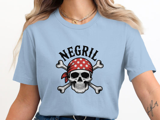 Negril Skull and Crossbones Graphic T-Shirt product type