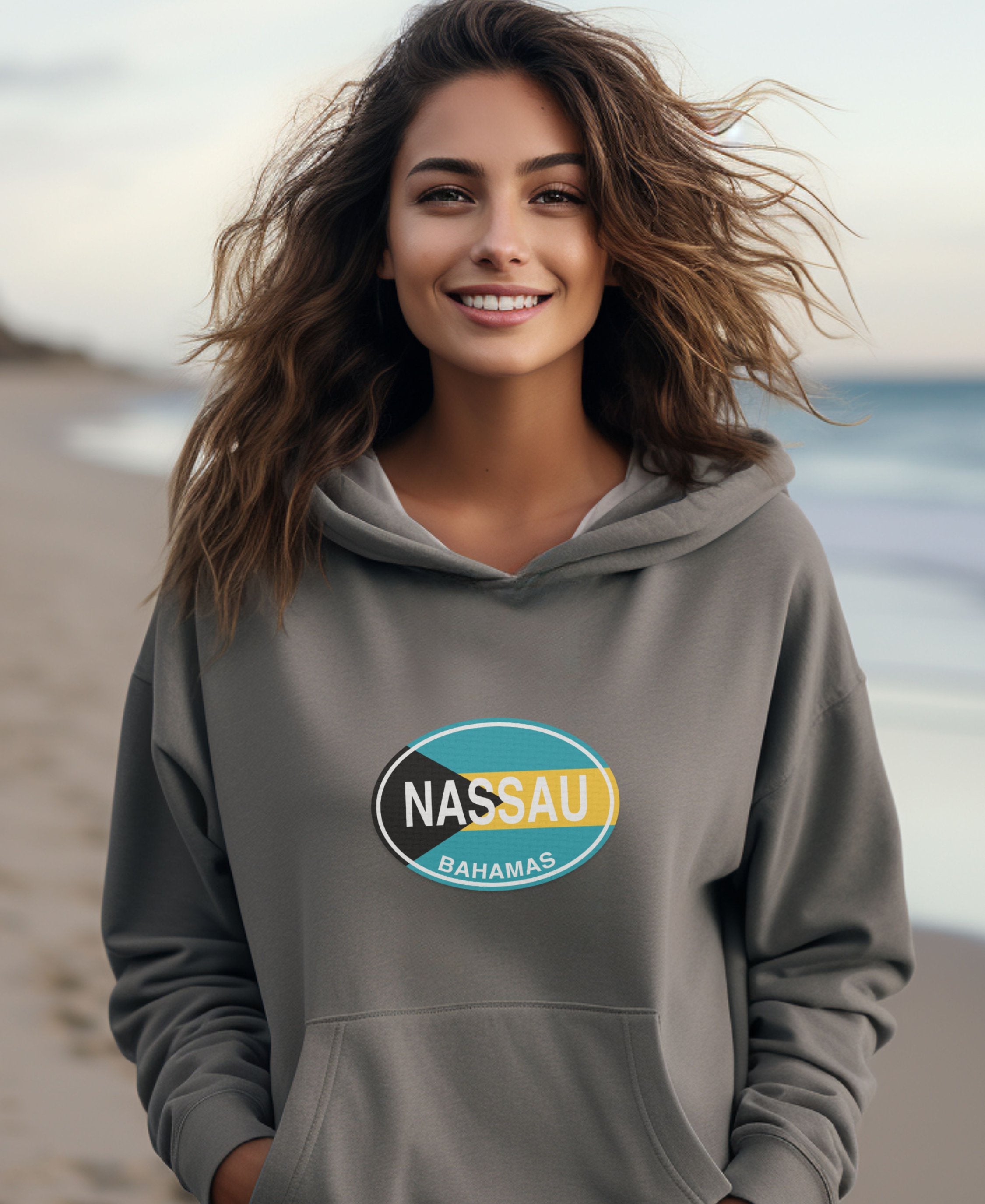 Nassau Tropic Vibes & Parade Beats Womens Hoodie