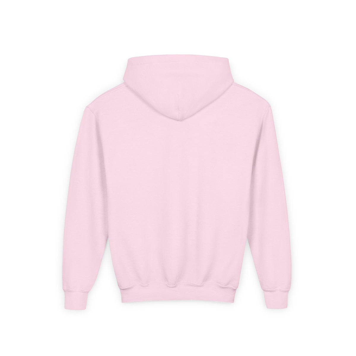 Maho Beach Landing Club Sint Maarten Gildan 18500B Youth Hoodie featuring the Maho Beach destination artwork, supplier product mockup